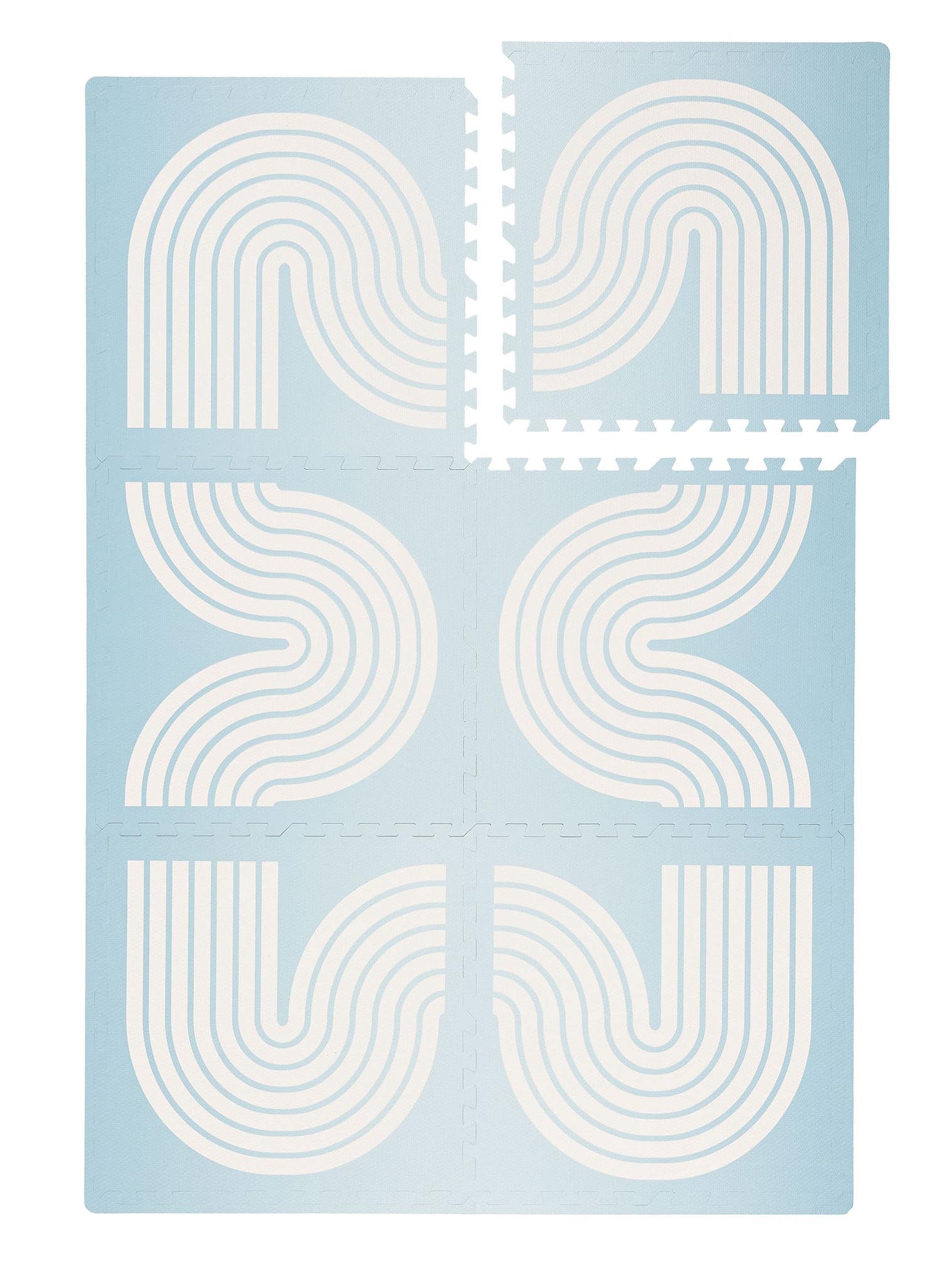 Spielmatte Archie Blau im Design Kindermotive aus 100% EVA-Schaumstoff von Lytte