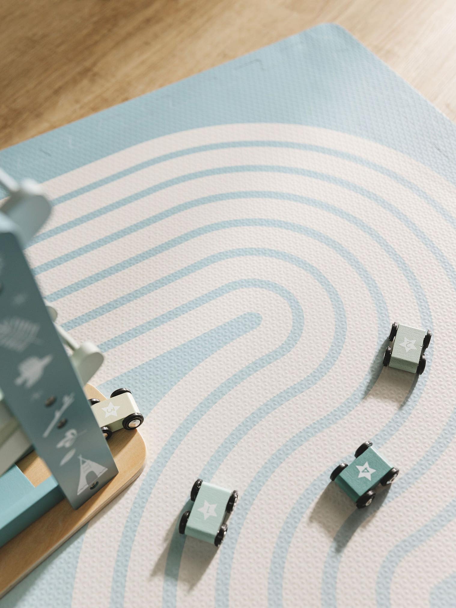 Spielmatte Archie Blau im Design Kindermotive aus 100% EVA-Schaumstoff von Lytte