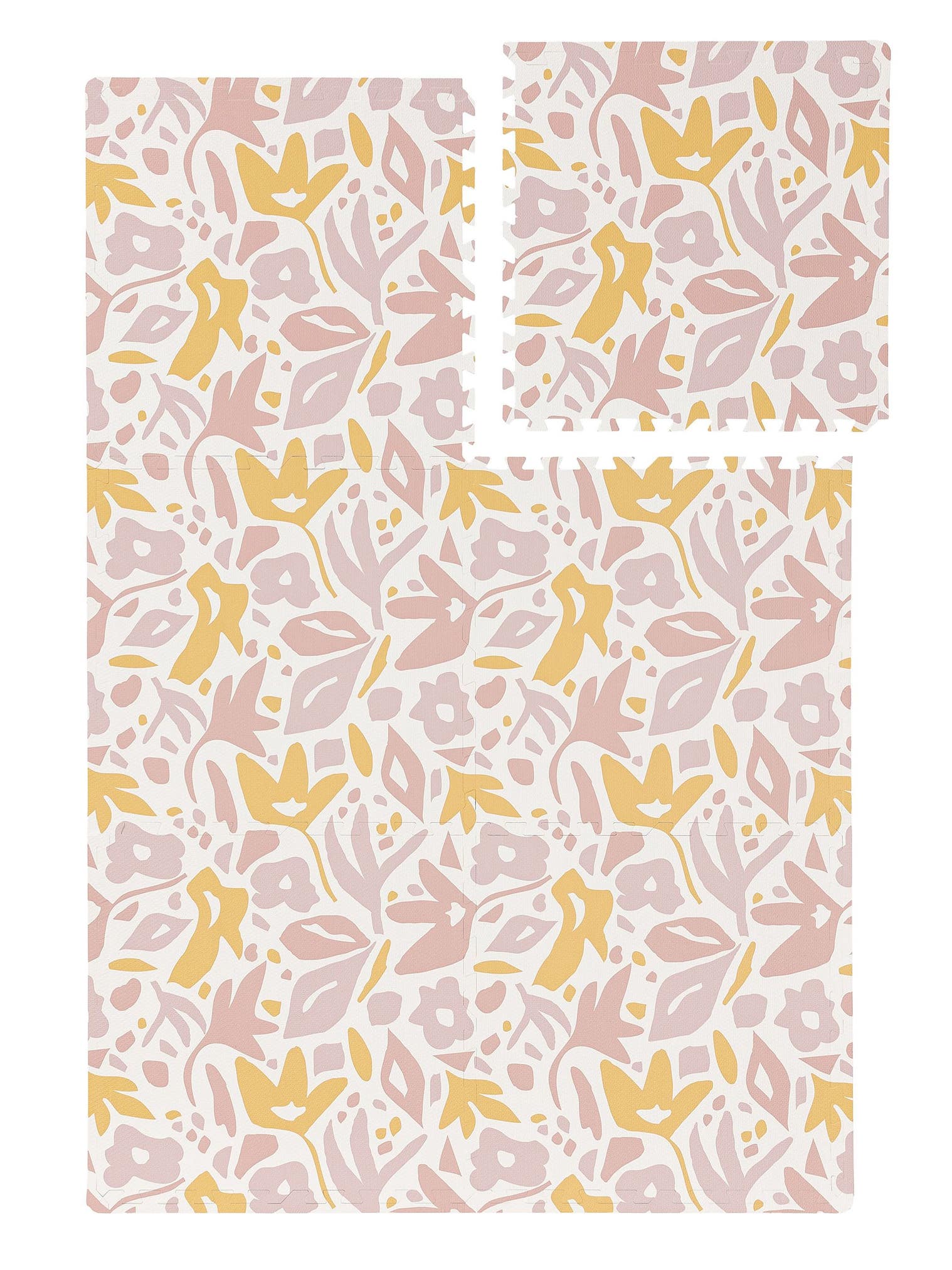 Spielmatte Flora Rosa im Design Botanicals&Florals aus 100% EVA-Schaumstoff von Lytte