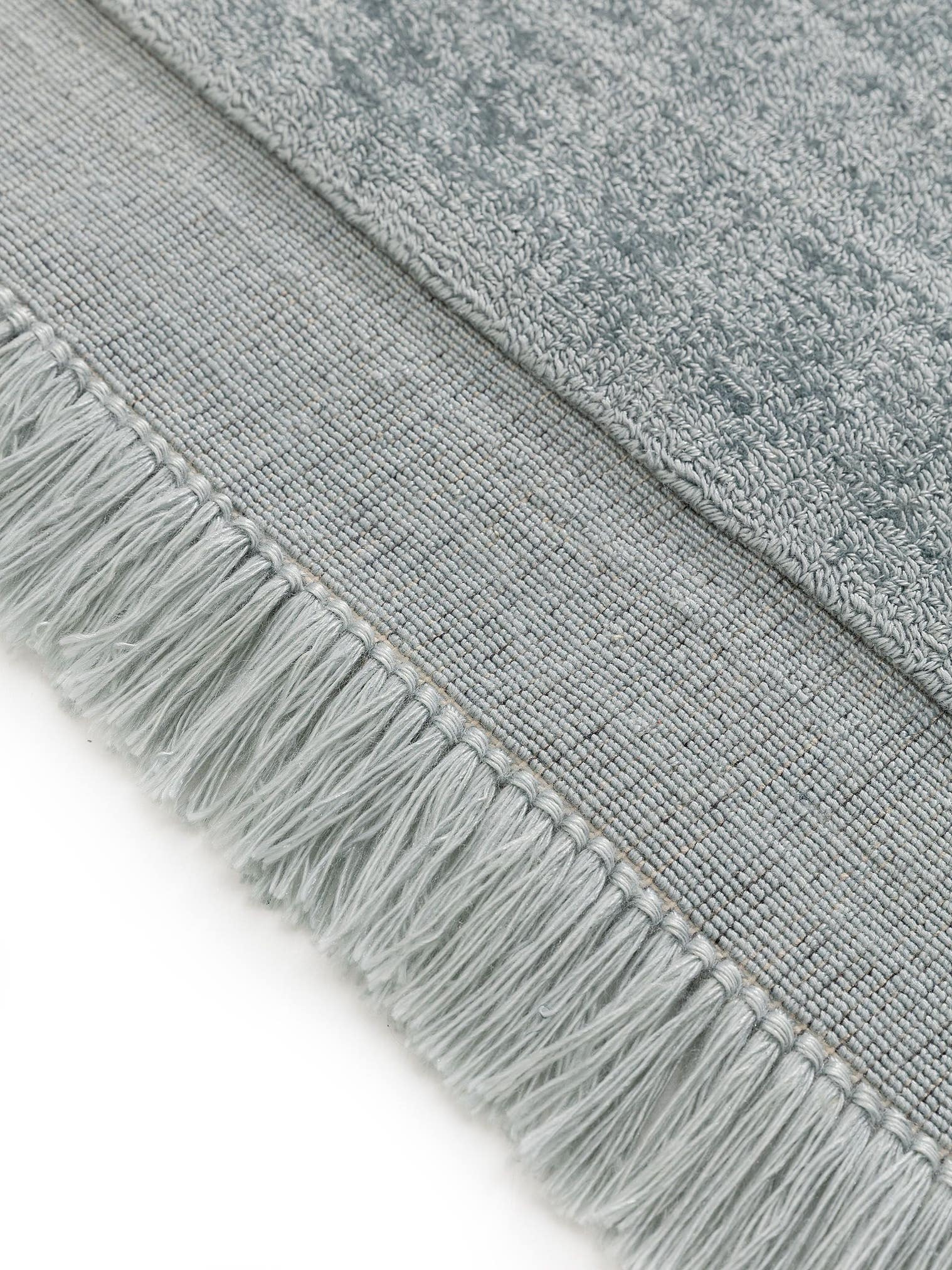 Alfombra de 80% Polyester, 20% Algodón en Turquesa con un pelo de {{Placeholder_Pile Height}} de altura de benuta Pure