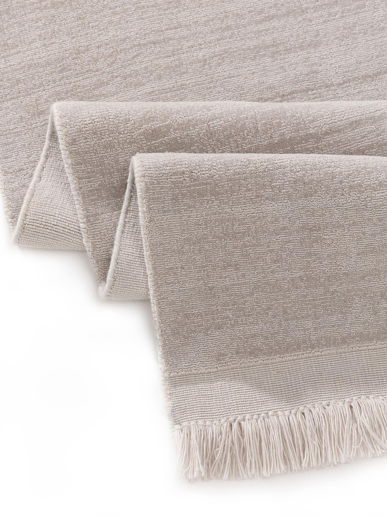 Koberec z 80 % polyester, 20 % bavlna v Grey s vlasem výšky 6 až 10 mm od benuta Pure
