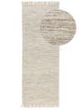 Wollteppich Silas Cream/Grau