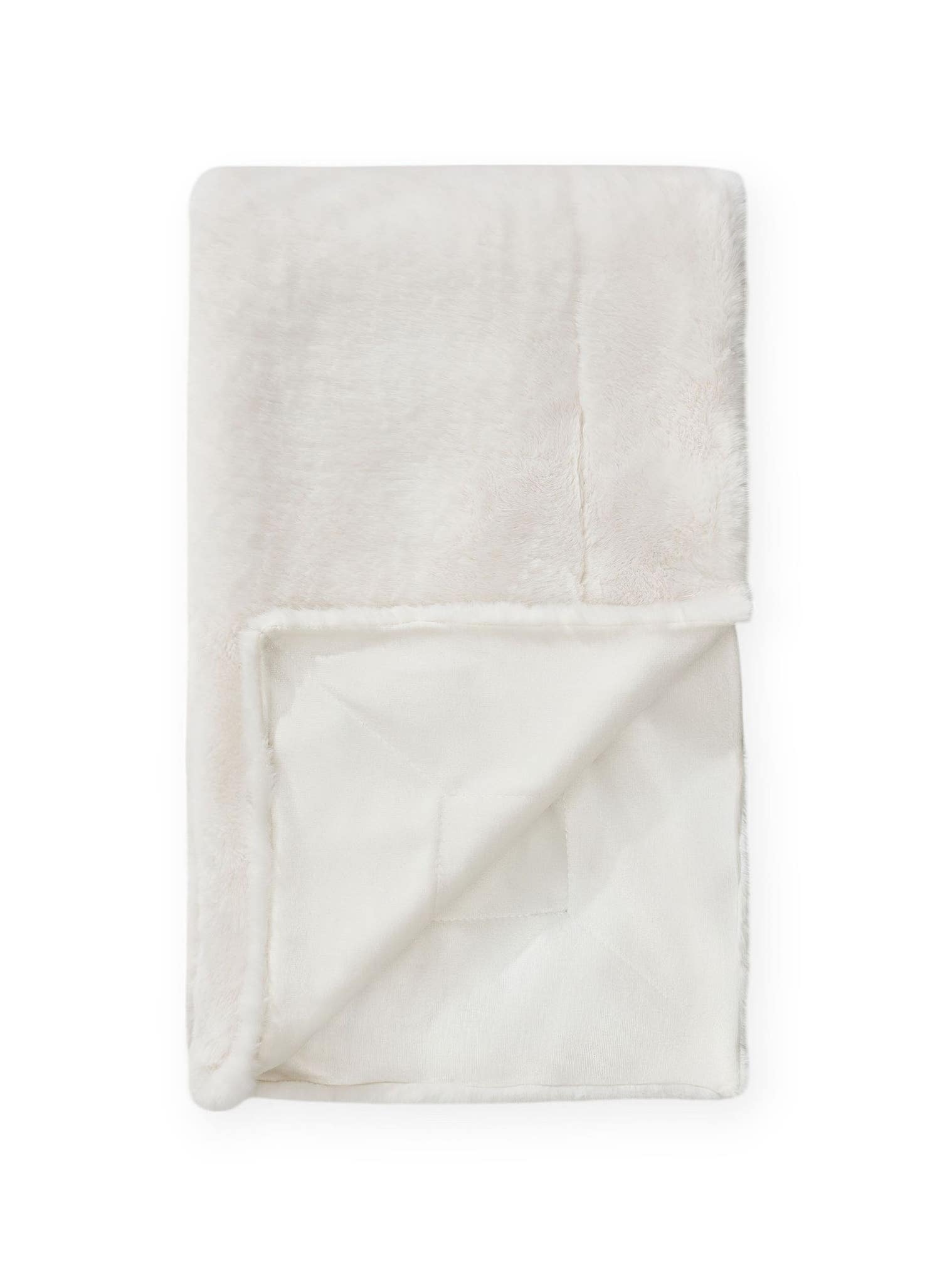 Plaid Dave Cremehvid i Uni-design lavet af 100% Polyester fra benuta Nest