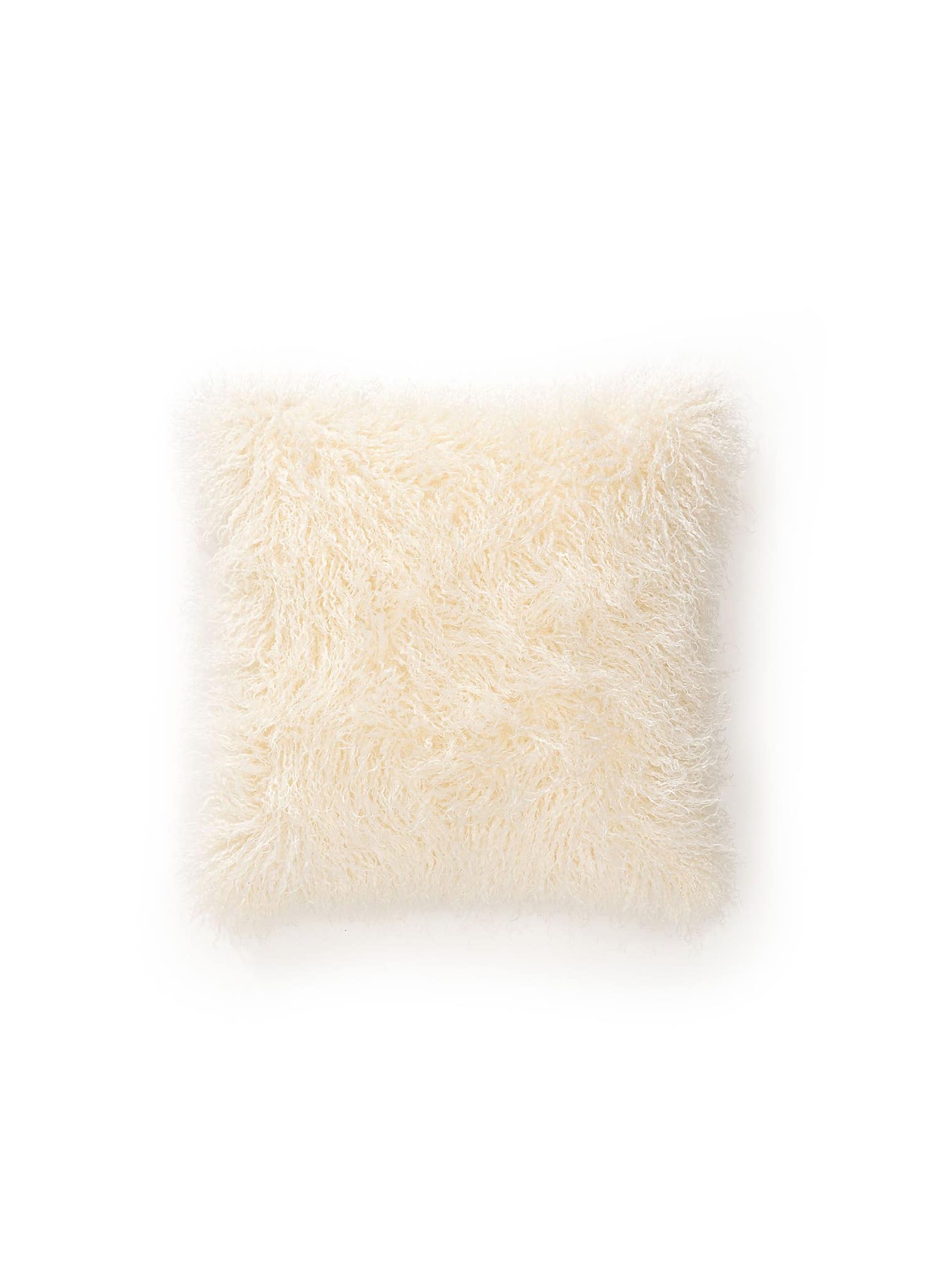 Cushion Cover Oscar Cream in Uni design made of 100% Polyester by benuta Nest