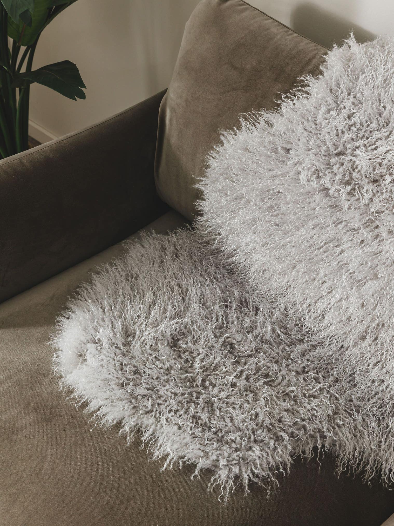 Rug made of 100% Polyester in Grey with a 6 - 10 mm high pile by benuta Nest