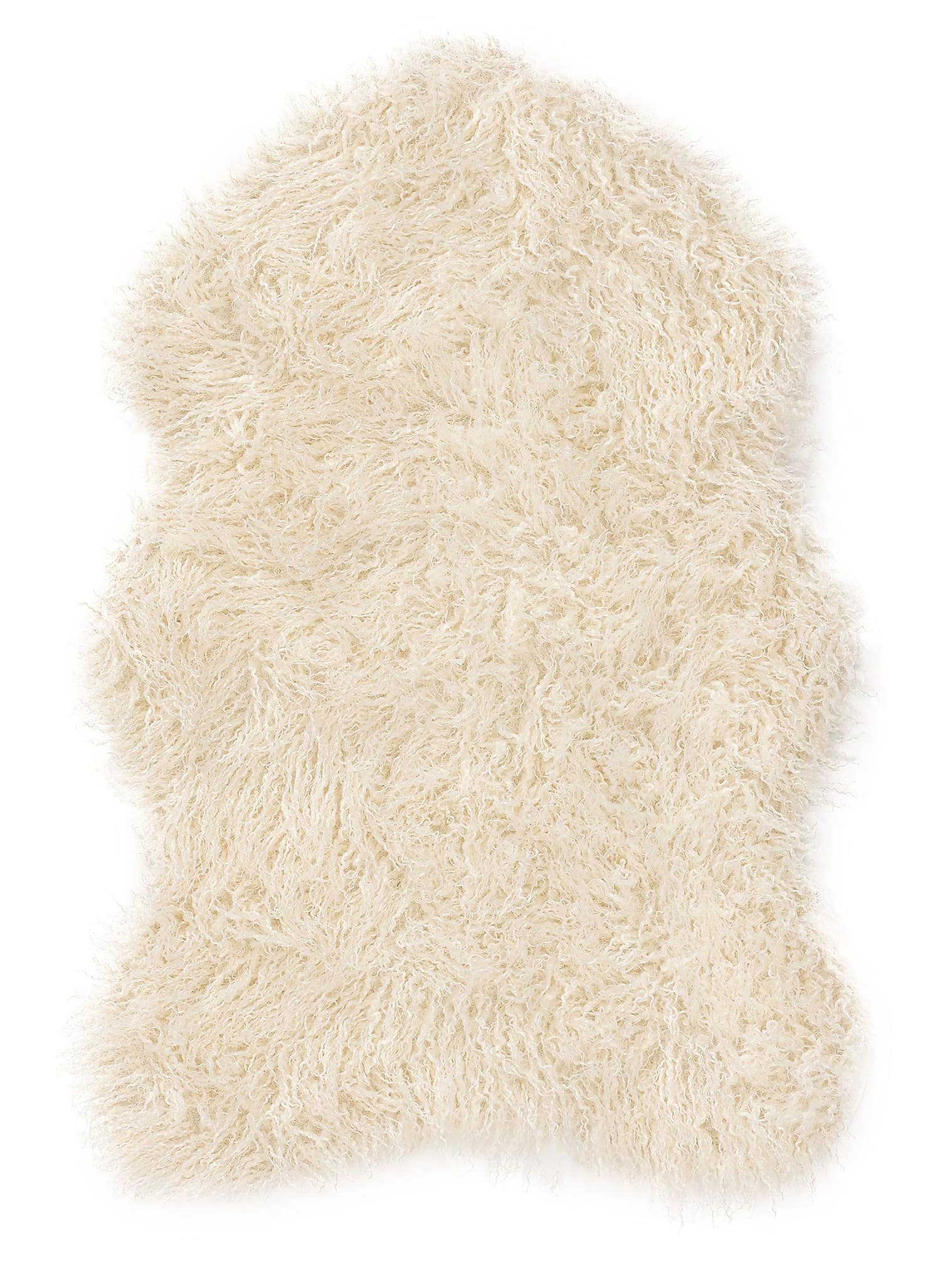 Rug made of 100% Polyester in Beige with a 6 - 10 mm high pile by benuta Nest
