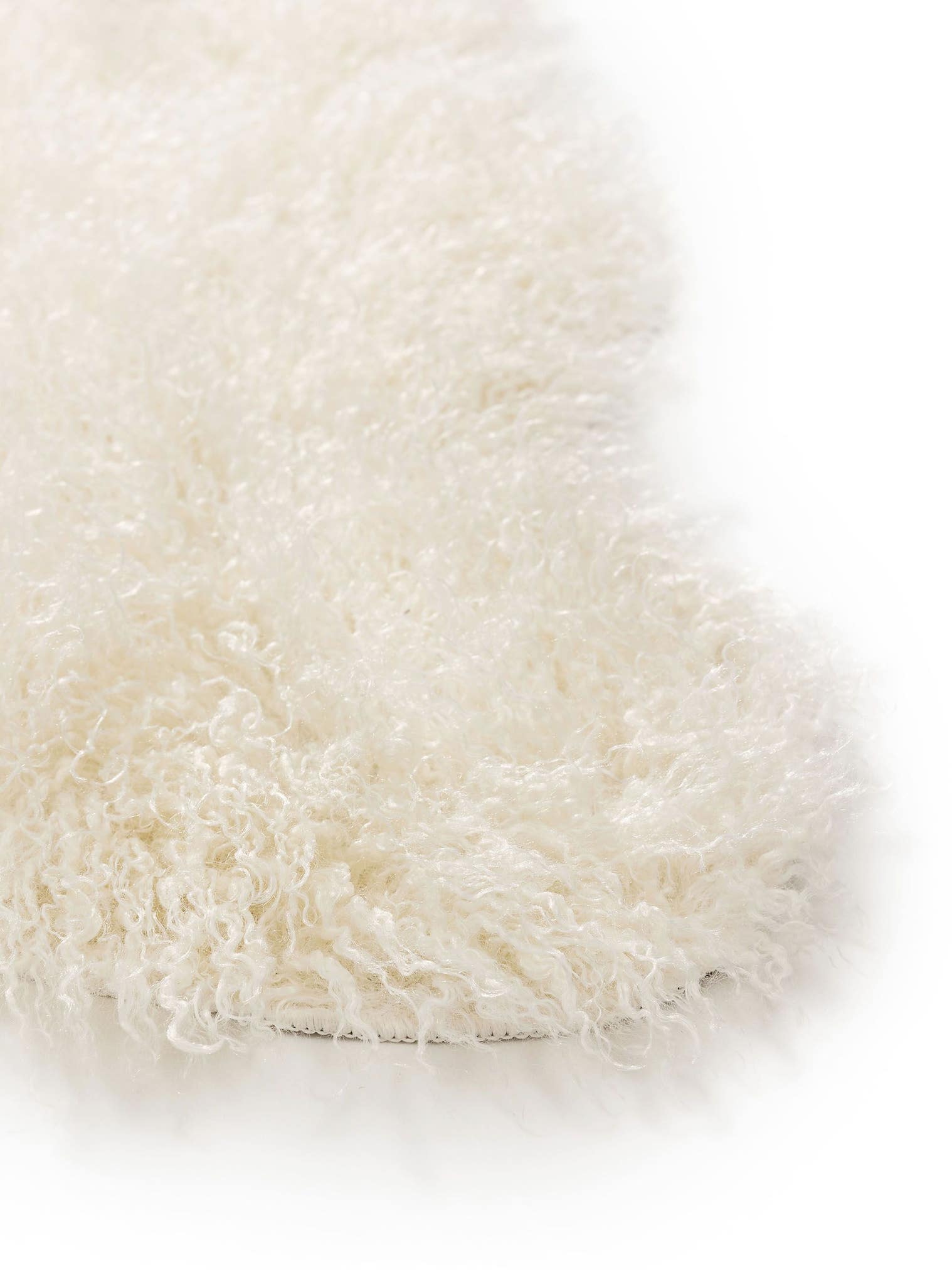 Rug made of 100% Polyester in Beige with a 6 - 10 mm high pile by benuta Nest