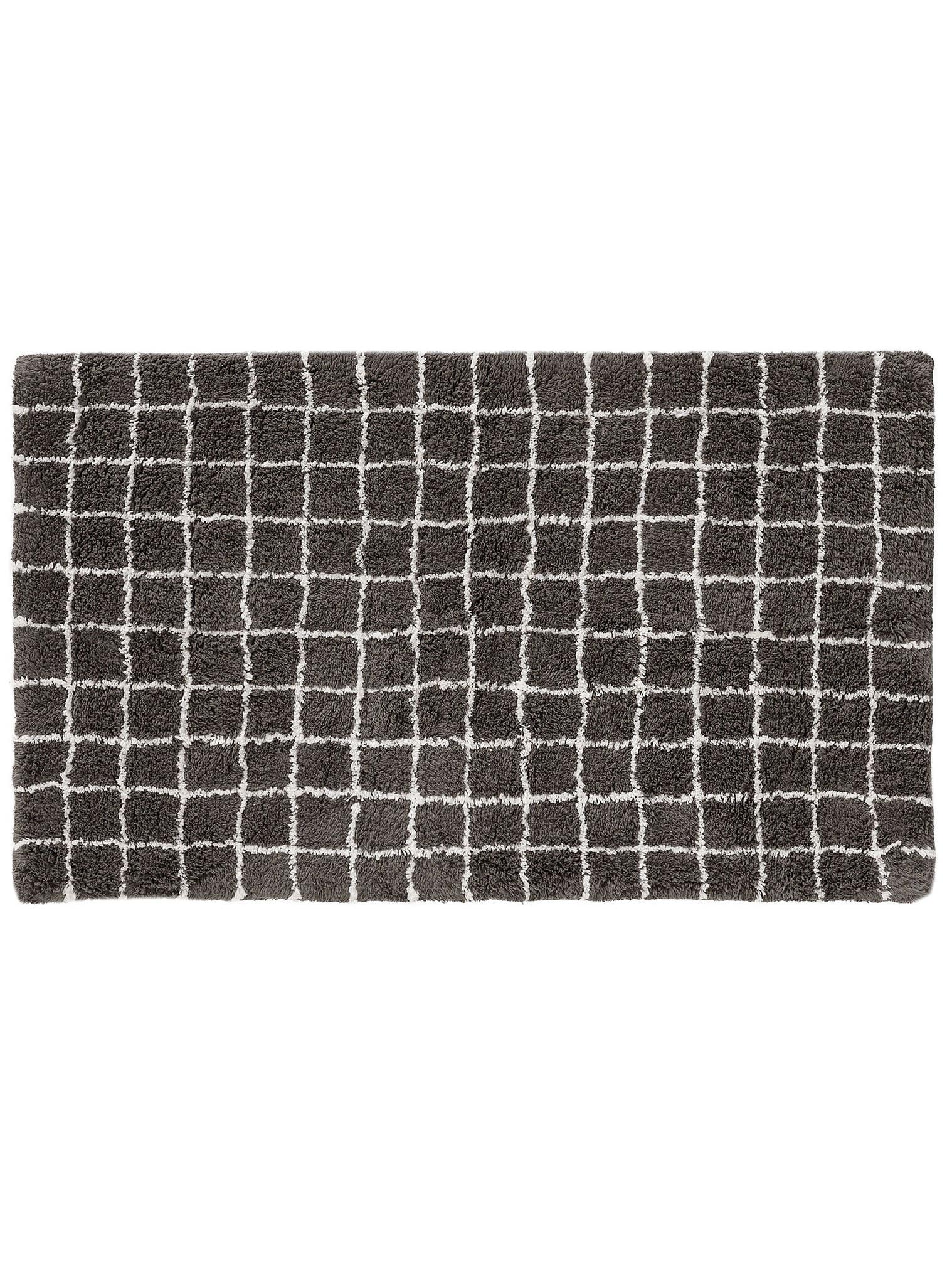 Tappeto di 100% Cotone in Grigio con pelo alto 6 - 10 mm da benuta Nest