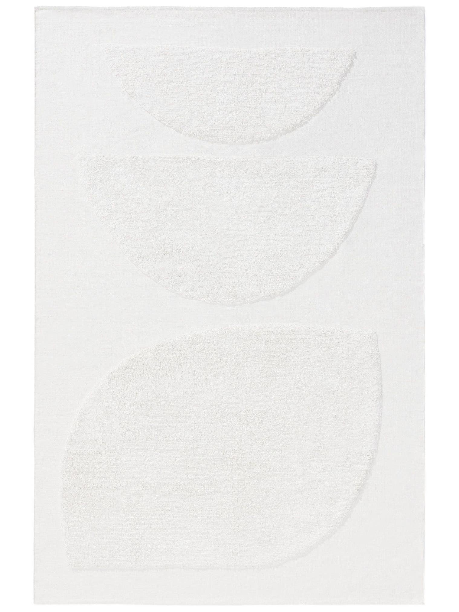 Teppich aus 100% Baumwolle (organic) in Beige mit 6 bis 10 mm hohem Flor von benuta Pop