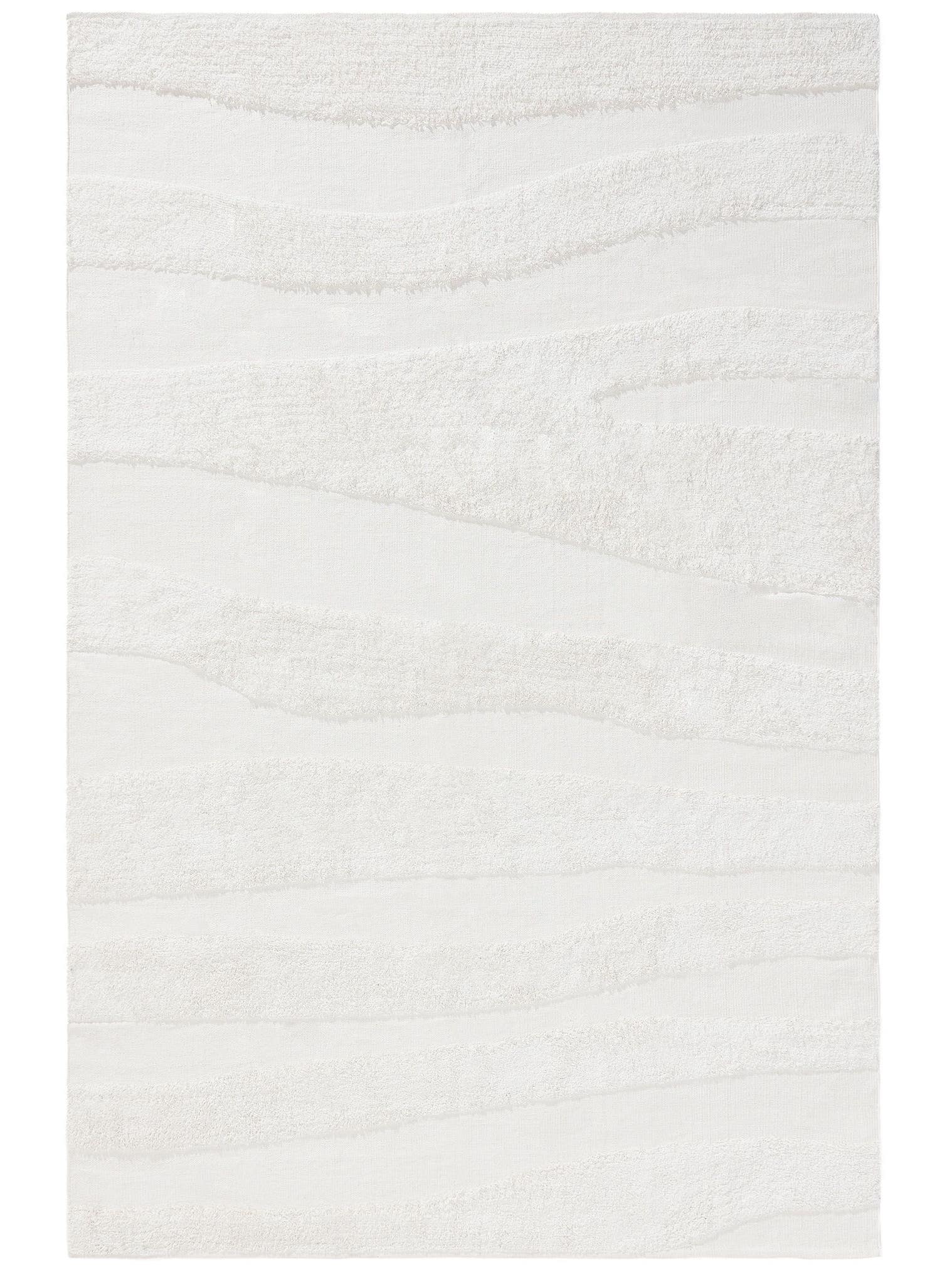 Teppich aus 100% Baumwolle (organic) in Beige mit 6 bis 10 mm hohem Flor von benuta Pop