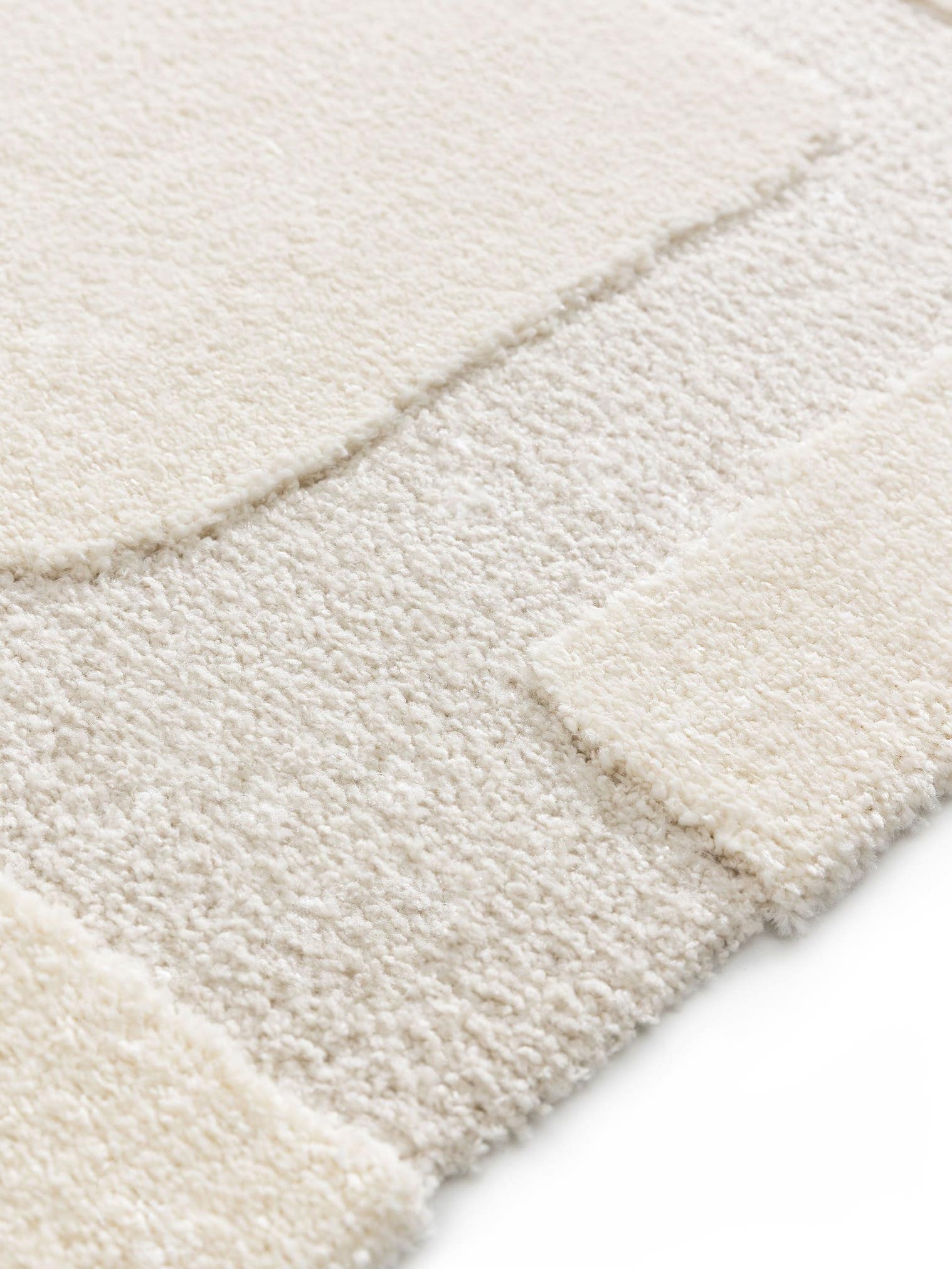 Tapis en 60% Polypropylène, 40% Polyester en Beige avec une pile de 11 - 20 mm de hauteur de benuta Nest