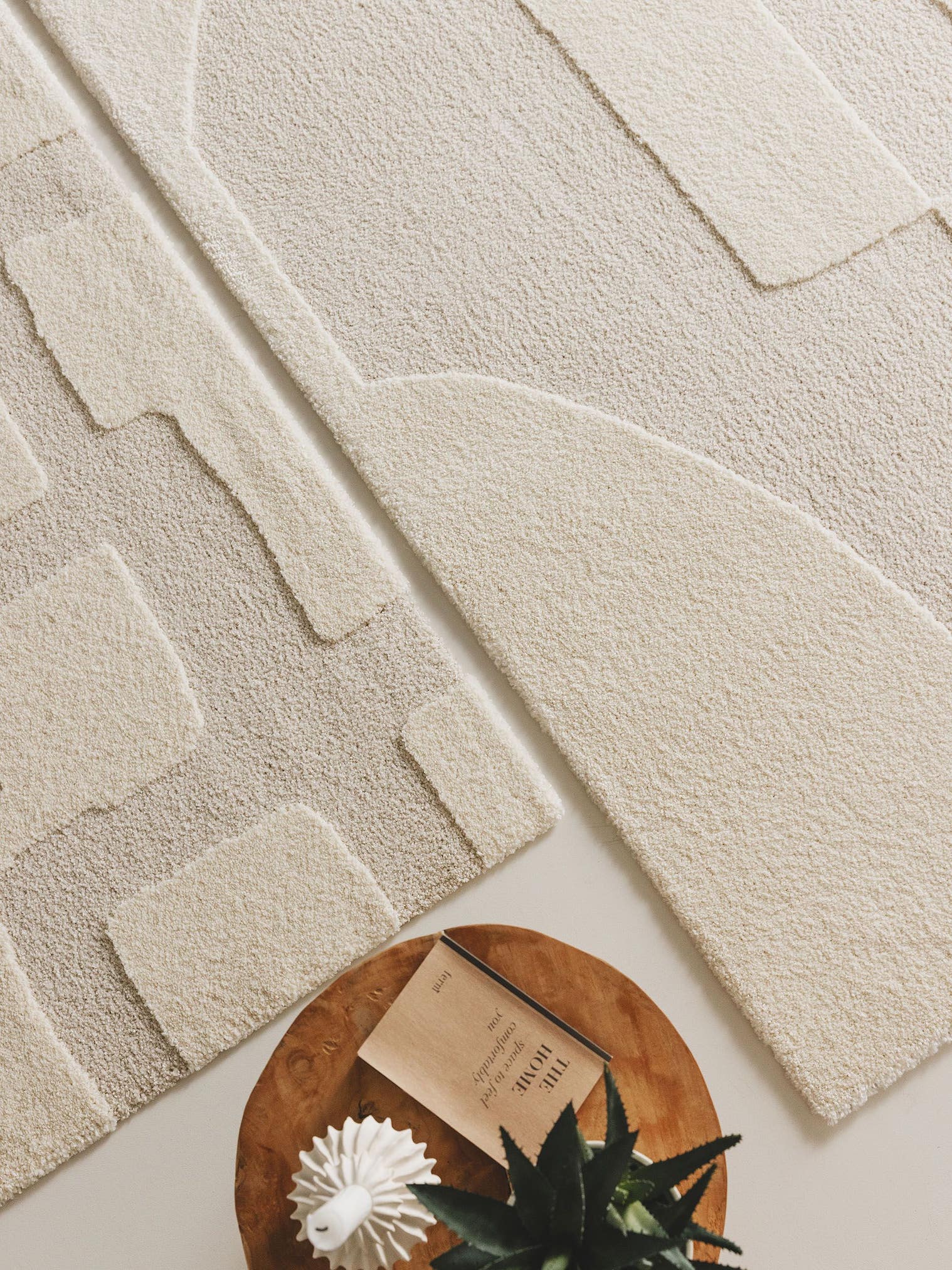 Tapis en 60% Polypropylène, 40% Polyester en Beige avec une pile de 11 - 20 mm de hauteur de benuta Nest