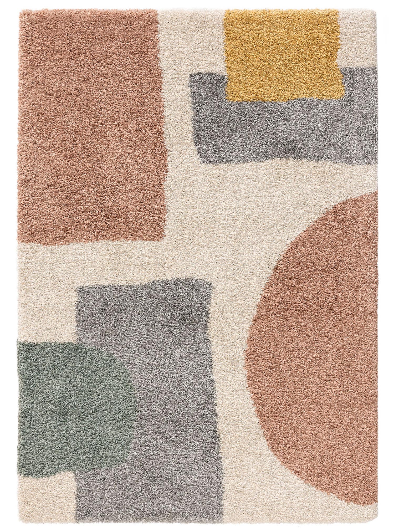 Teppich aus 100% Polypropylen in Multicolor mit 21 bis 30 mm hohem Flor von Lytte