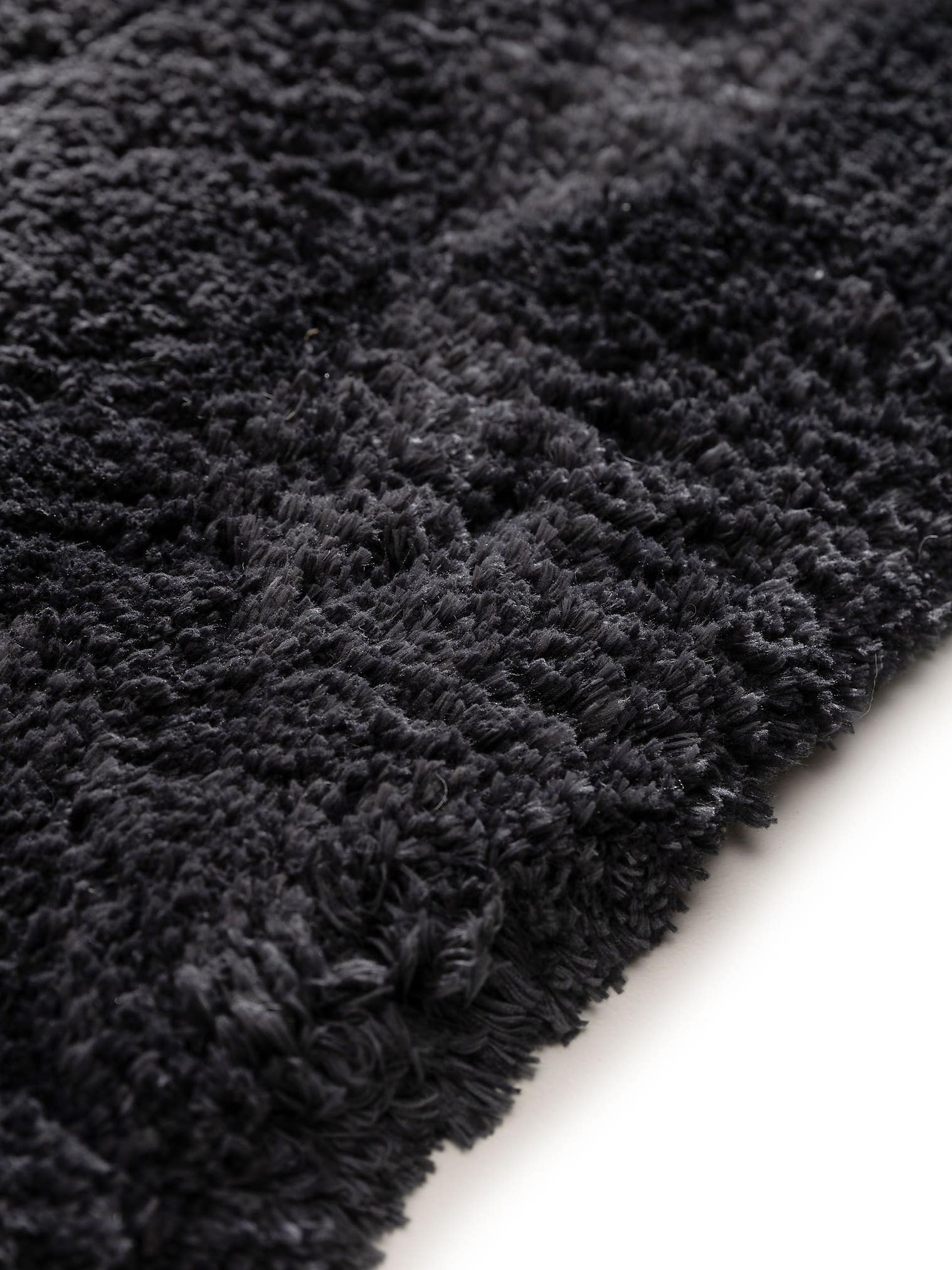 Tapis en 100% Polyester en Gris avec une pile de 31 - 40 mm de hauteur de benuta Nest