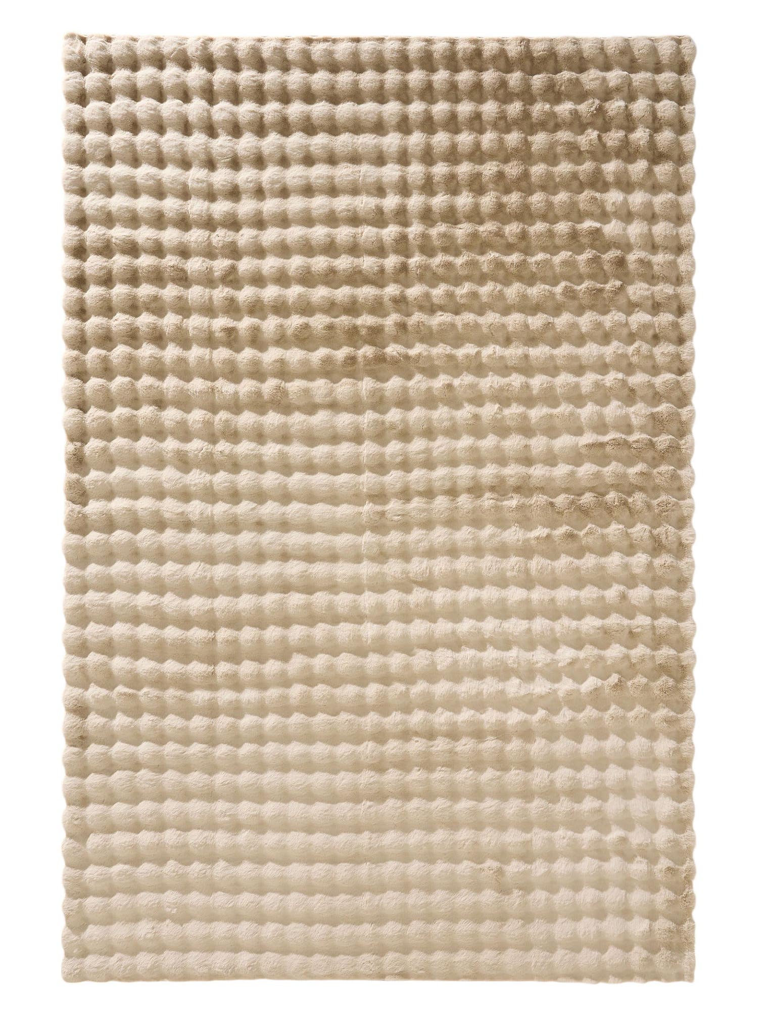 Koberec z 100% polyester v Béžová s vlasem výšky 21 až 30 mm od benuta Nest