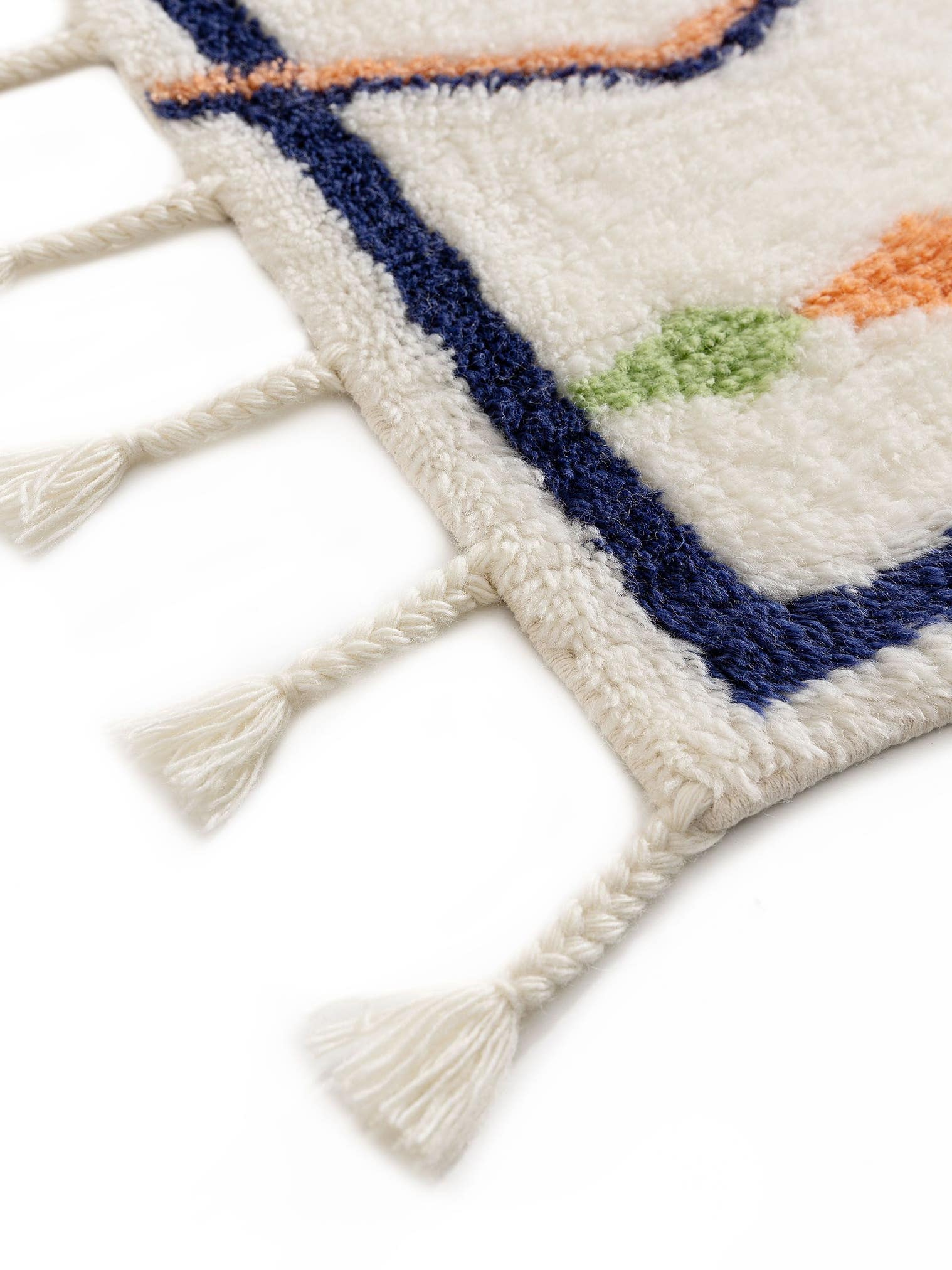 Tapijt van 100% Wol in Veelkleurig met een 11 - 20 mm hoge pool van Lytte