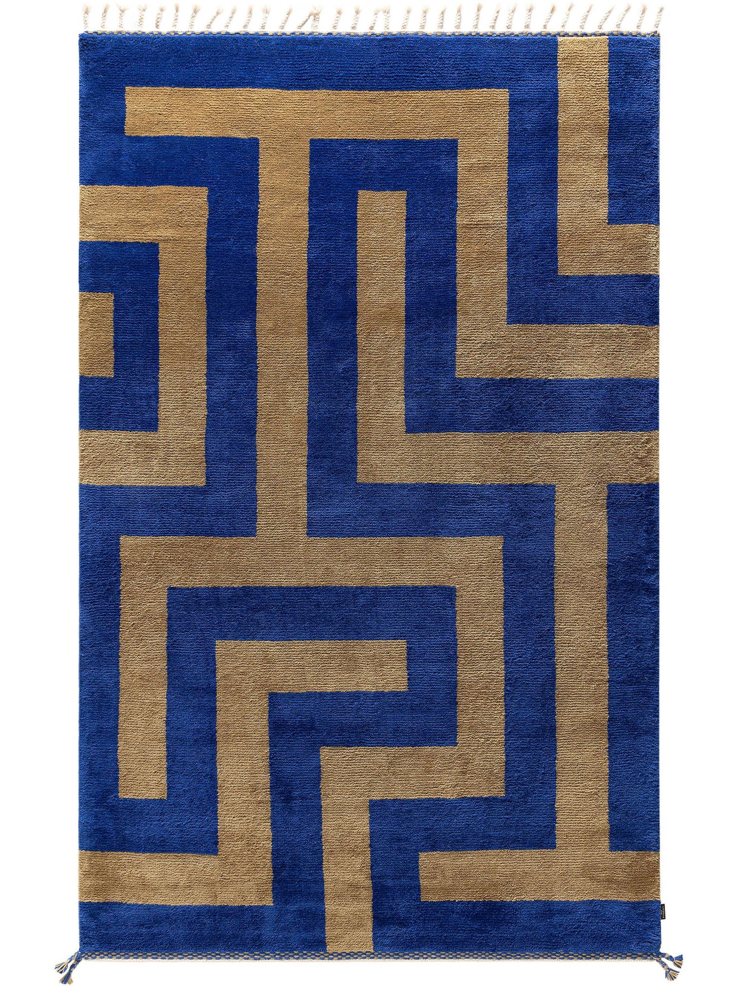 Rug made of 100% Wool from (New Zealand) in Multicoloured with a 6 - 10 mm high pile by benuta Finest