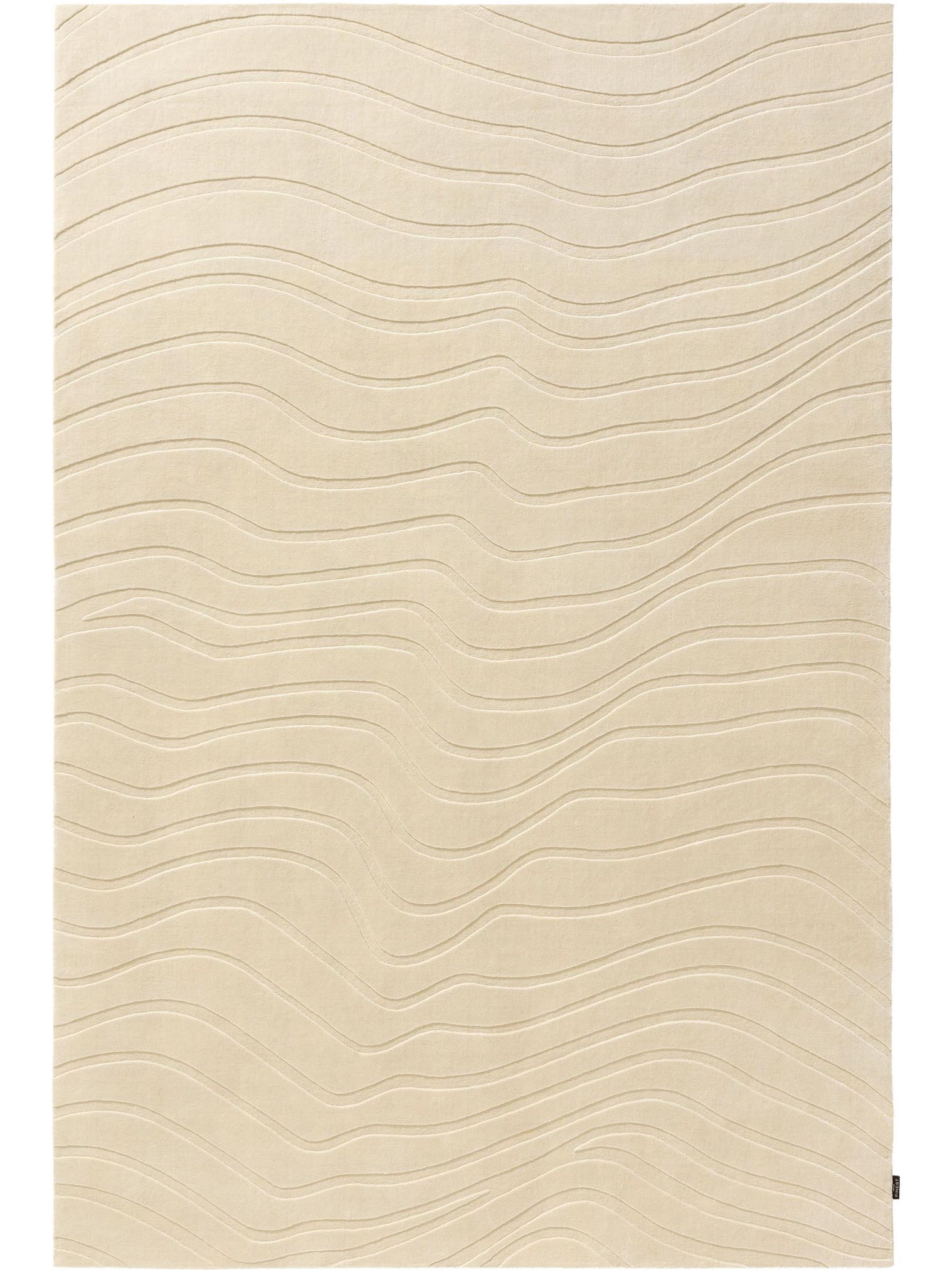 Rug made of 100% Wool from (New Zealand) in Beige with a 6 - 10 mm high pile by benuta Finest