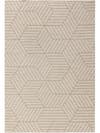 Vloerkleed Plat Geweven Elena Créme/Beige