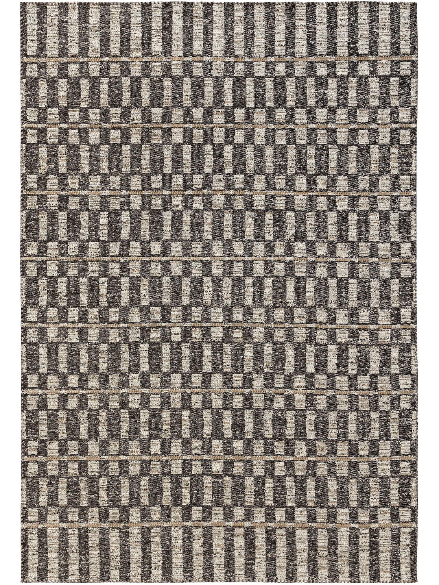 Tappeto di 65% Poliestere ( PET riciclato), 35% Juta in Beige con pelo alto 1- 5 mm da benuta Nest