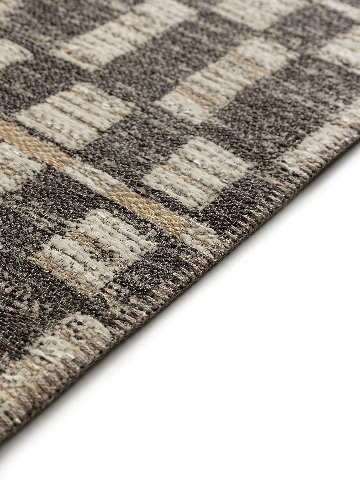 Tappeto di 65% Poliestere ( PET riciclato), 35% Juta in Beige con pelo alto 1- 5 mm da benuta Nest