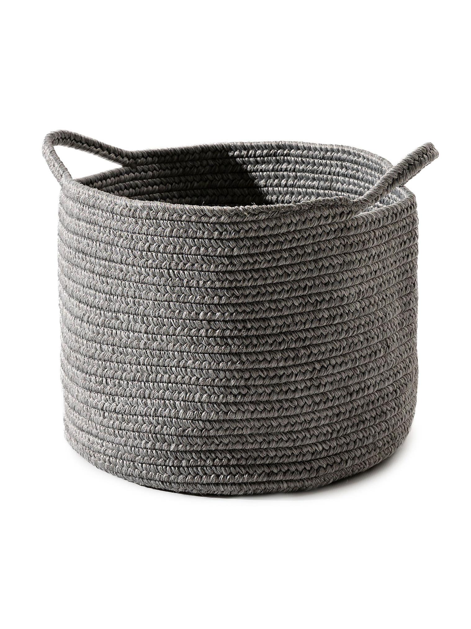 Korb Nandi Grau im Design  aus 80% Polypropylen, 20% Polyester von benuta Nest