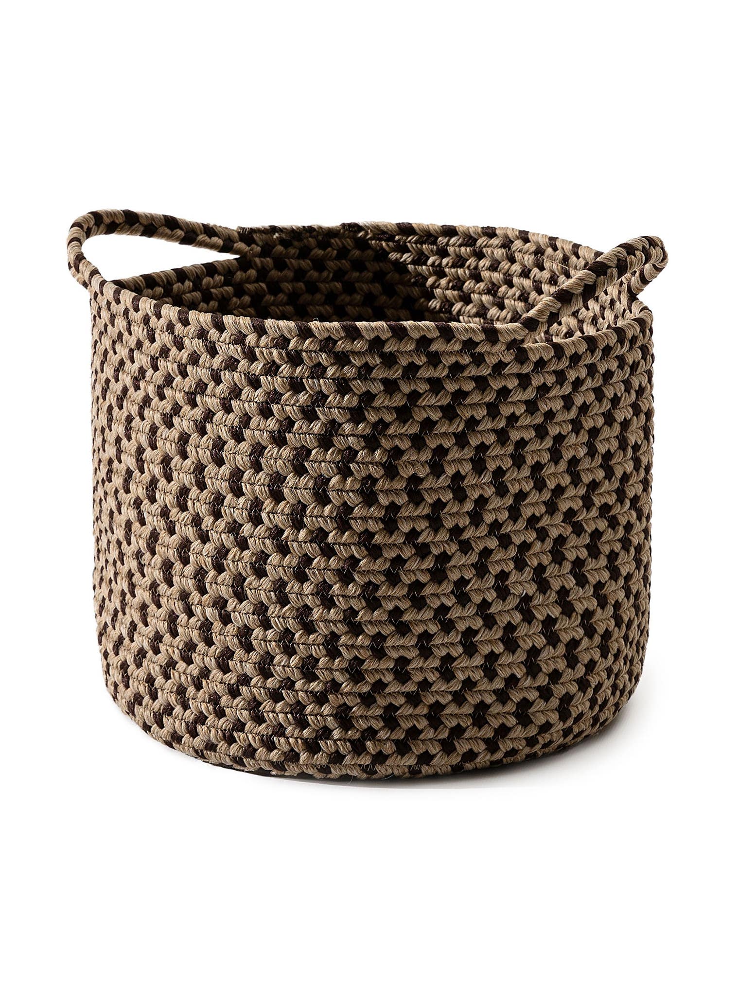 Korg Nandi Beige/brun med -design i 80% Polypropylen, 20% Polyester från benuta Nest