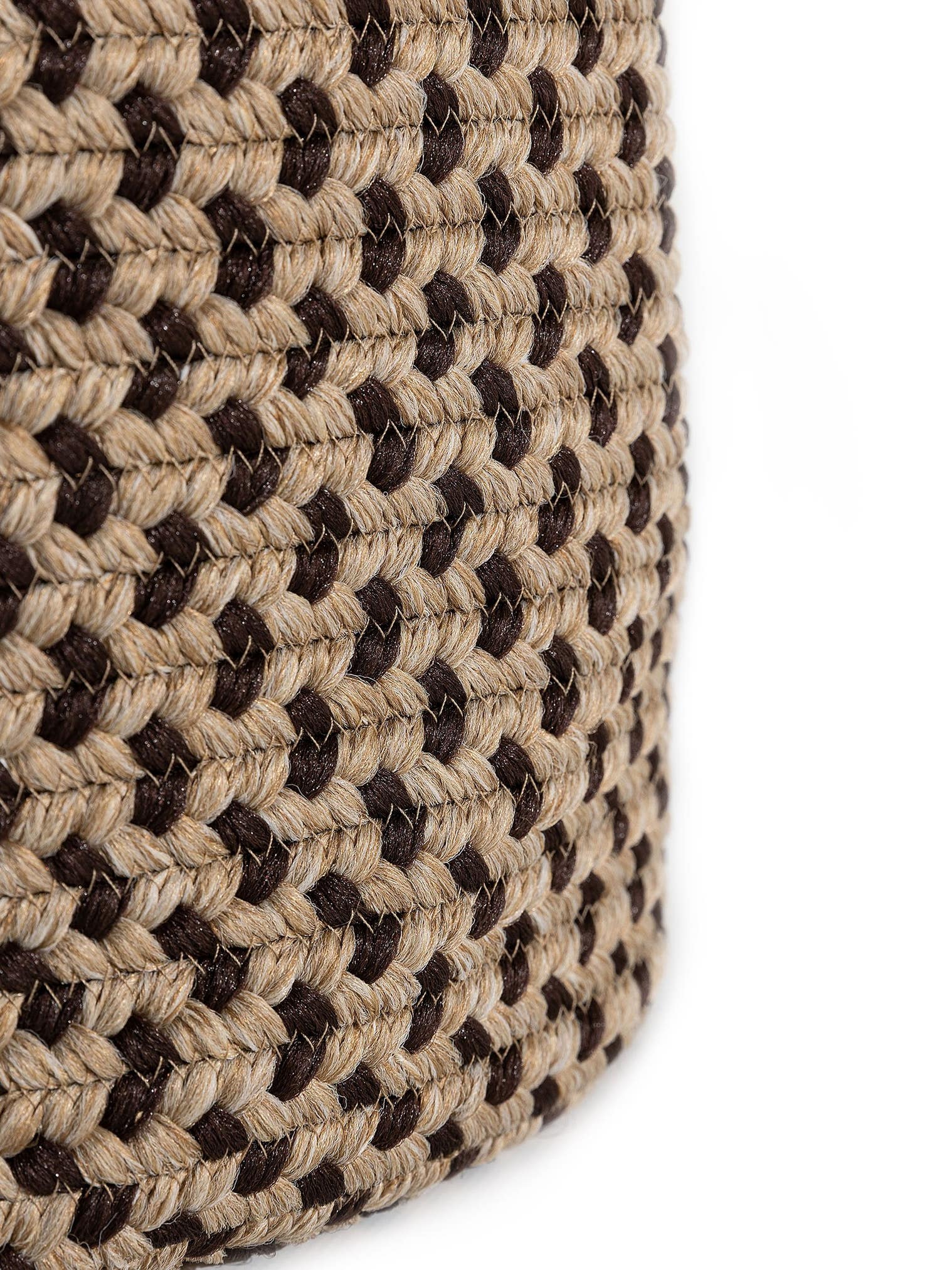 Korg Nandi Beige/brun med -design i 80% Polypropylen, 20% Polyester från benuta Nest