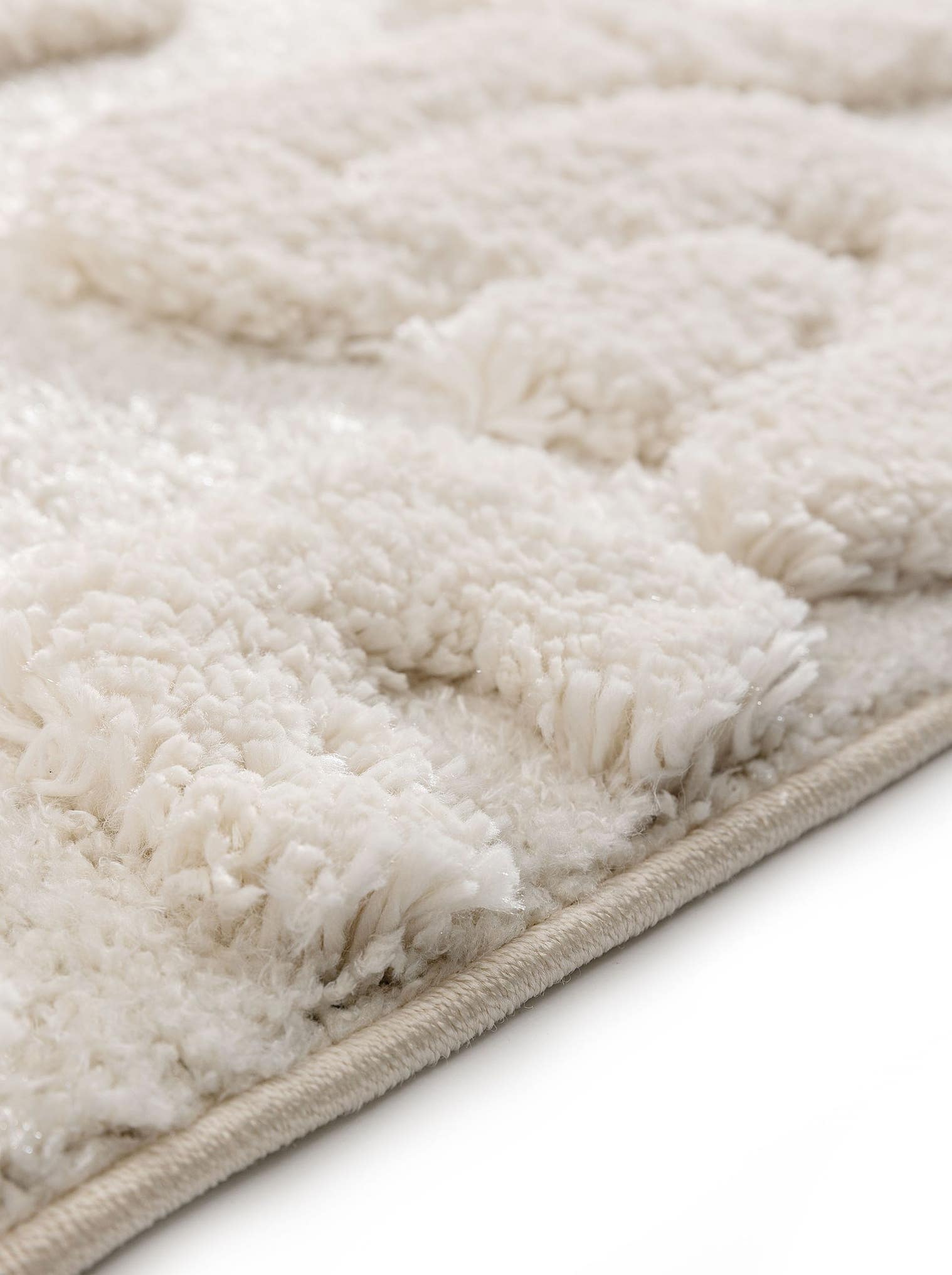 Tapis en 80% Polypropylène, 20% Polyester en Beige avec une pile de 31 - 40 mm de hauteur de benuta Pop
