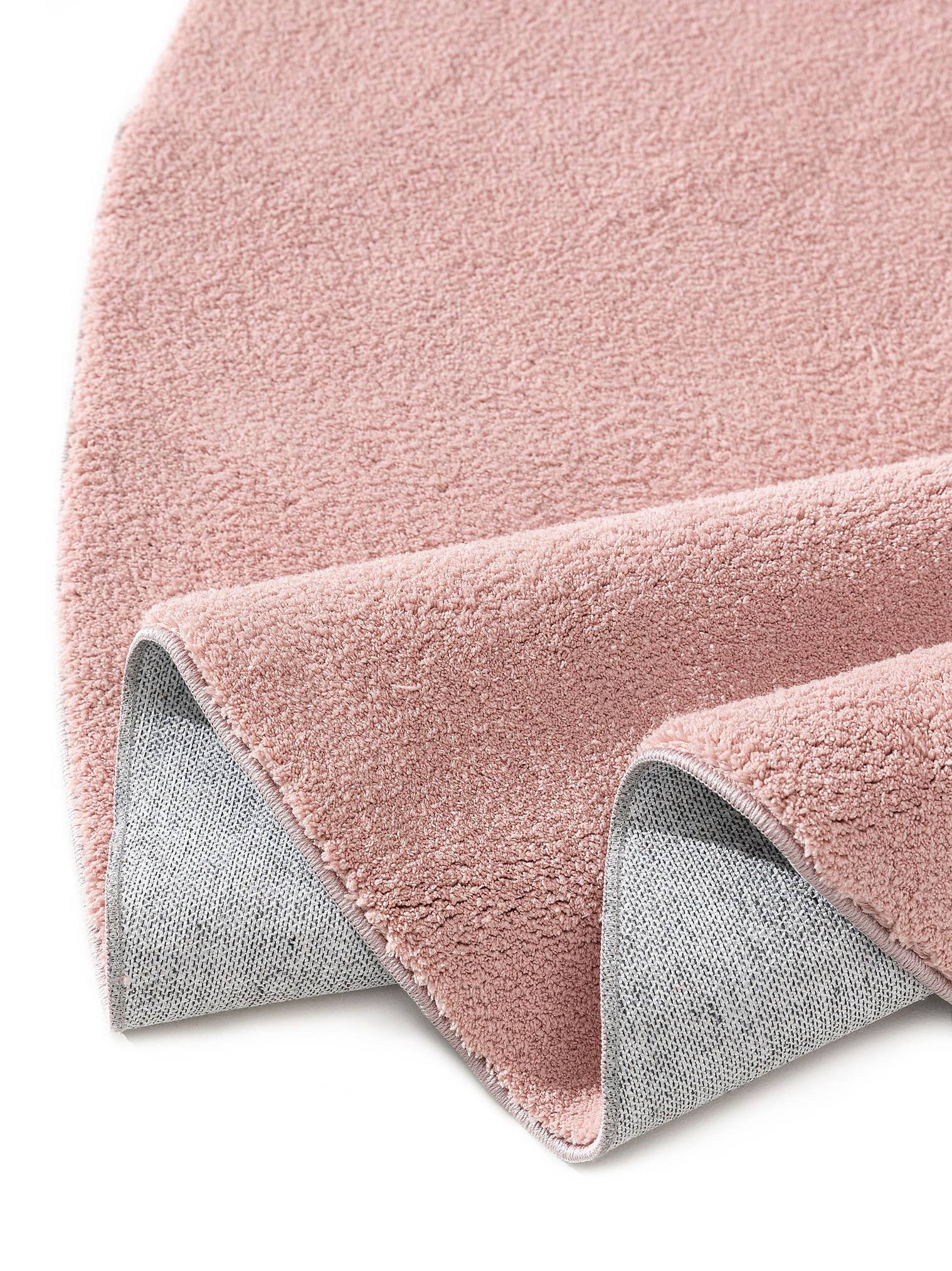 Teppich aus 100% Polyester in Rosa mit 6 bis 10 mm hohem Flor von benuta Pop