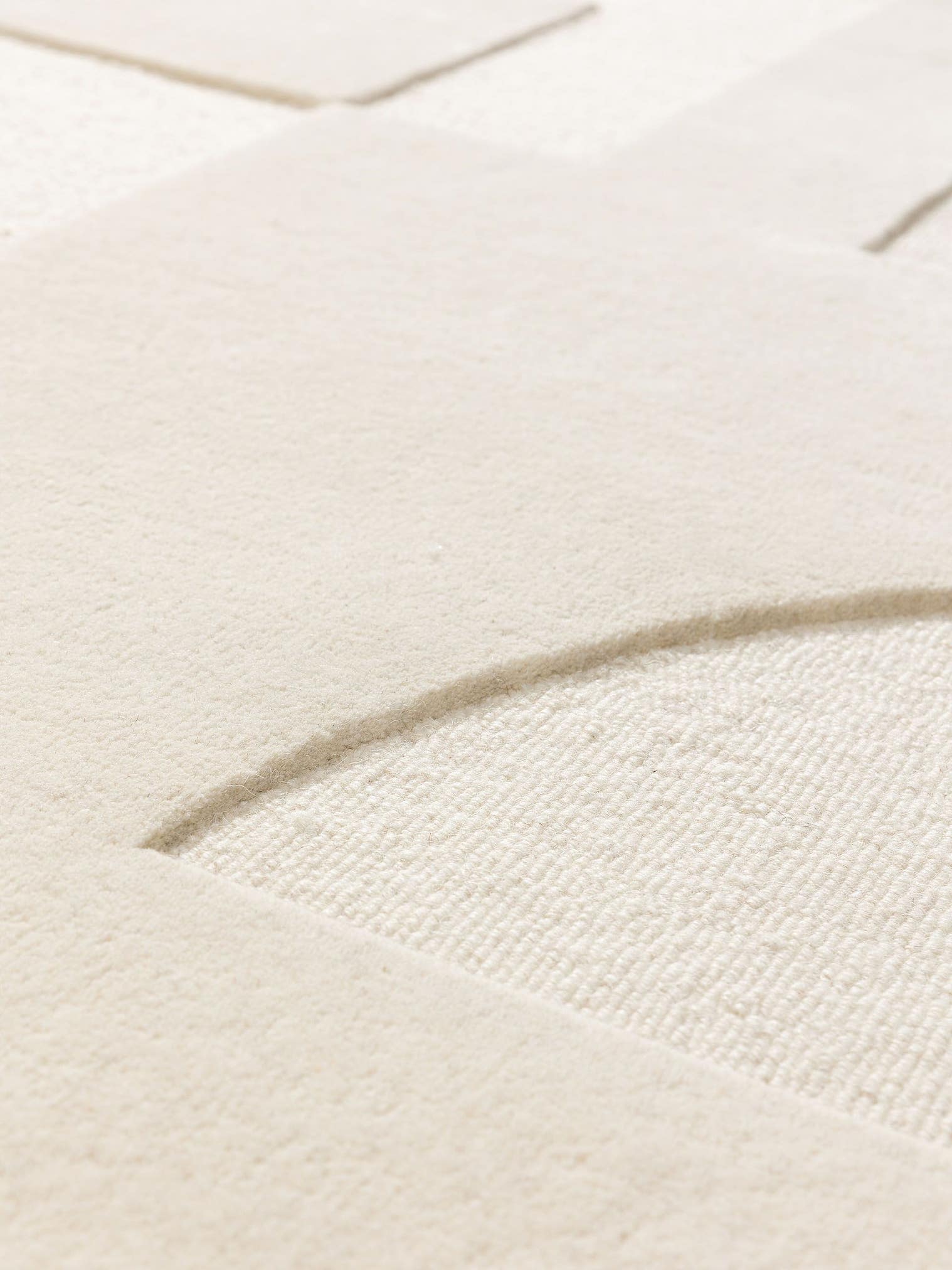 Alfombra de 100% Lana en Beige con un pelo de {{Placeholder_Pile Height}} de altura de benuta Pure