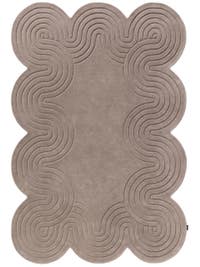 Wollteppich Helix Taupe
