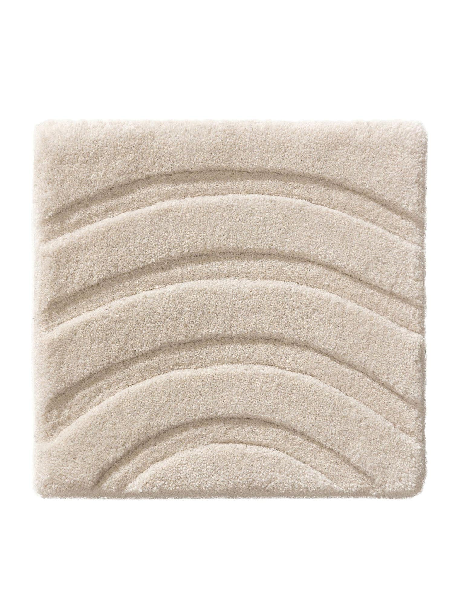 Matta av 100% Ull i Beige med 11 - 20 mm hög lugg från benuta Finest