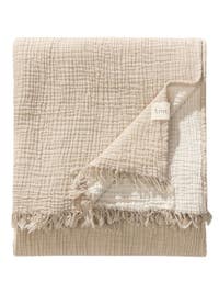 Baumwolldecke Lilo Cream/Beige