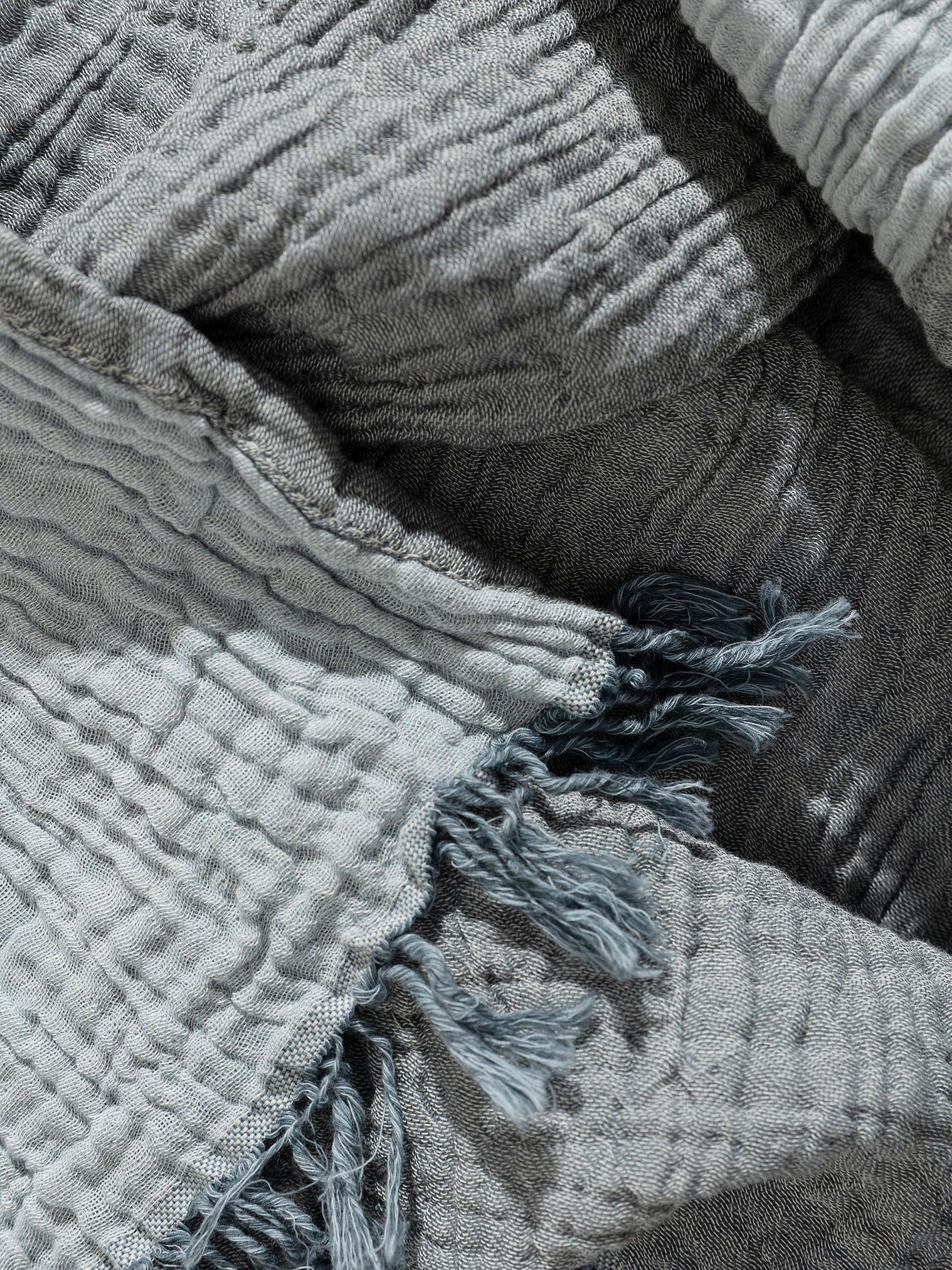 Plaid in cotone Lilo Azzuro in Uni-ontwerp van 100% Cotone door Lytte