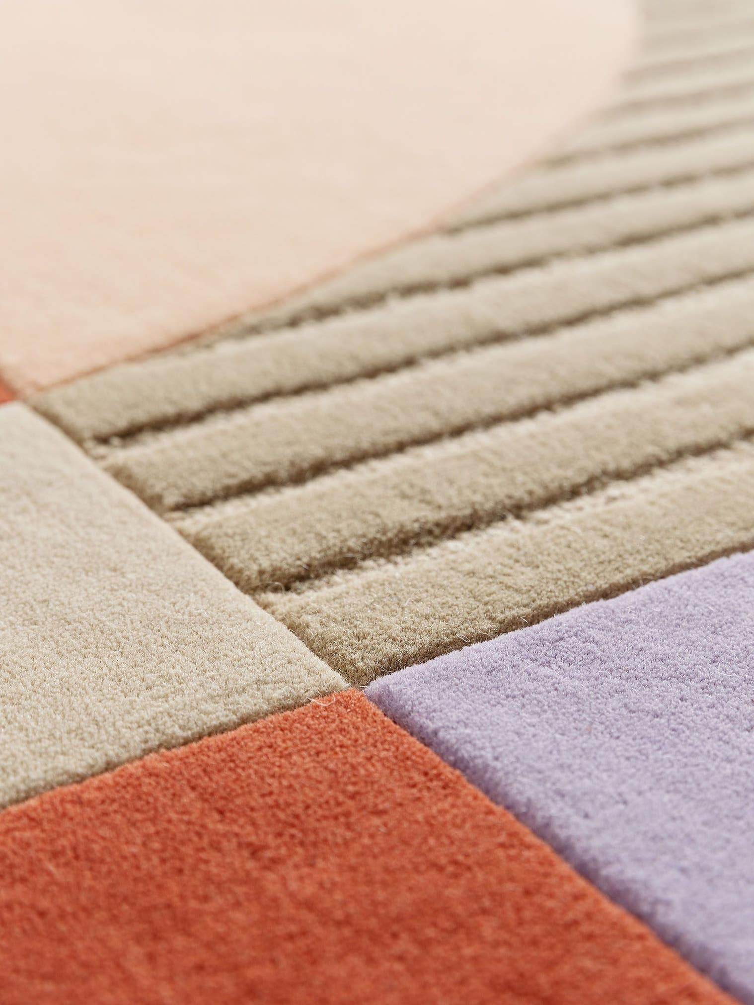 Rug made of 100% Wool from (New Zealand) in Multicoloured with a 6 - 10 mm high pile by benuta Finest