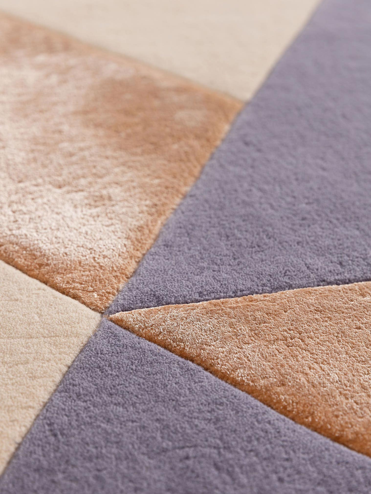 Tapis en 70% Laine, 30% Lyocell (TENCEL™) en Multicouleur avec une pile de 6 - 10 mm de hauteur de benuta Finest