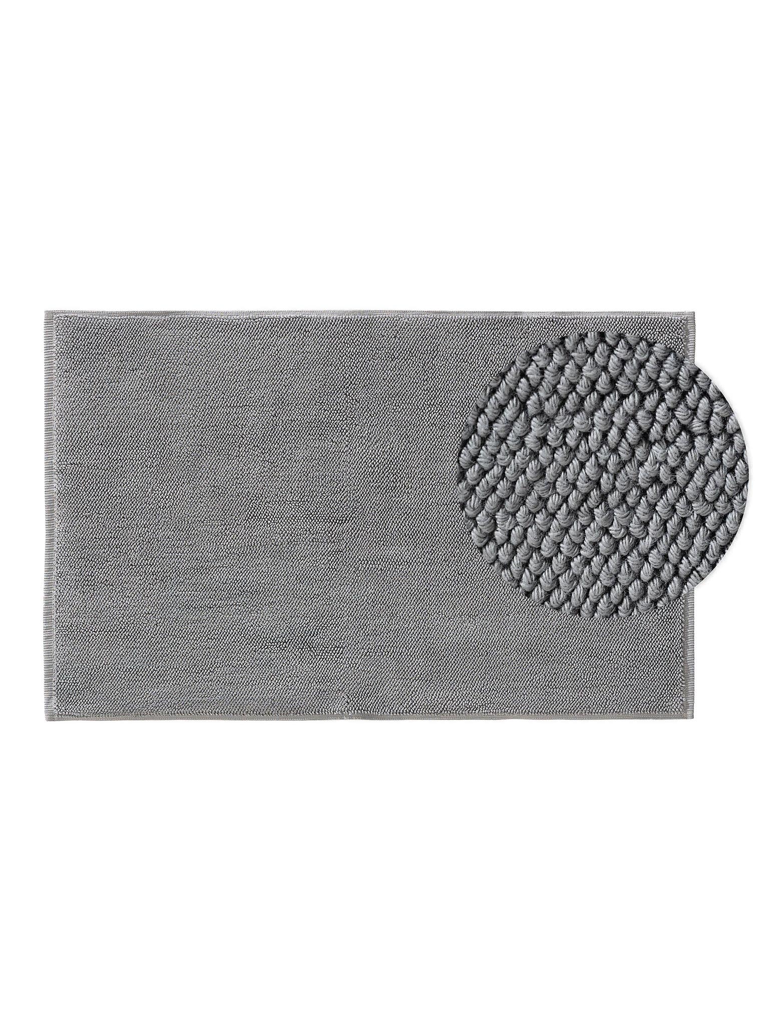 Rug made of 100% Cotton in Grey with a 21 - 30 mm high pile by benuta Nest