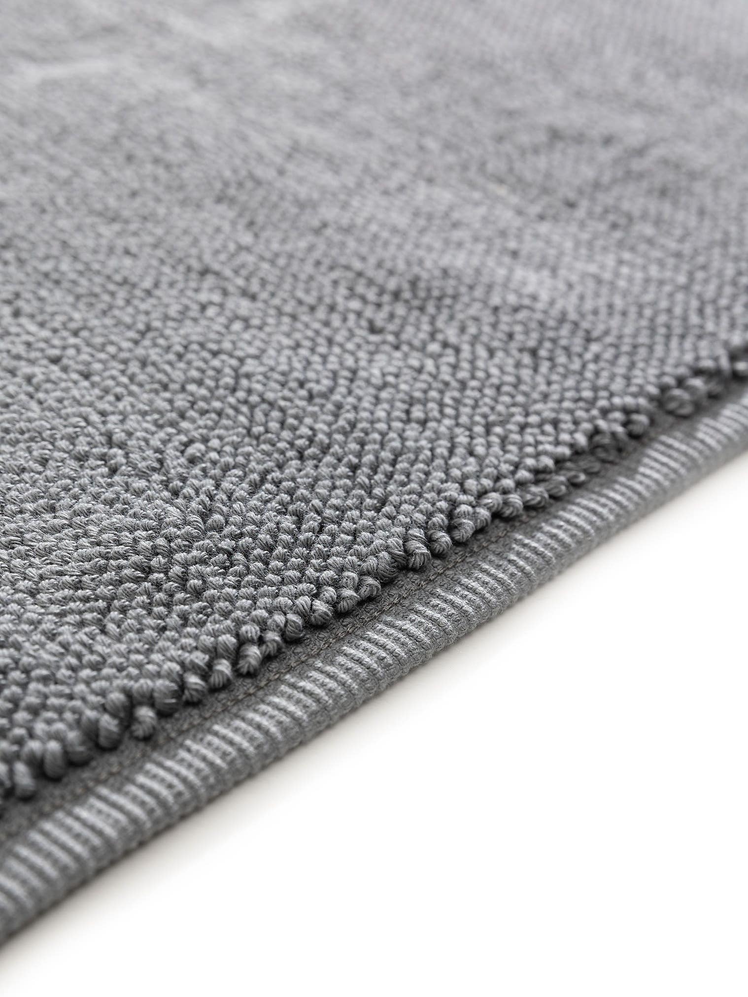 Rug made of 100% Cotton in Grey with a 21 - 30 mm high pile by benuta Nest