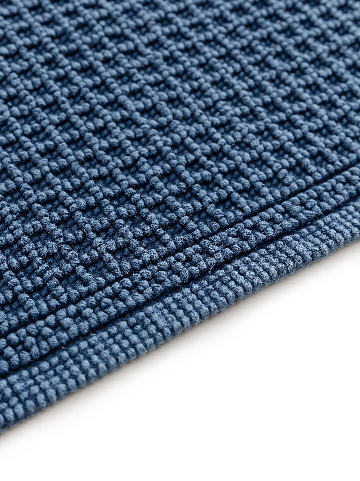Tappeto di 100% Cotone in Azzurro con pelo alto 1- 5 mm da benuta Nest