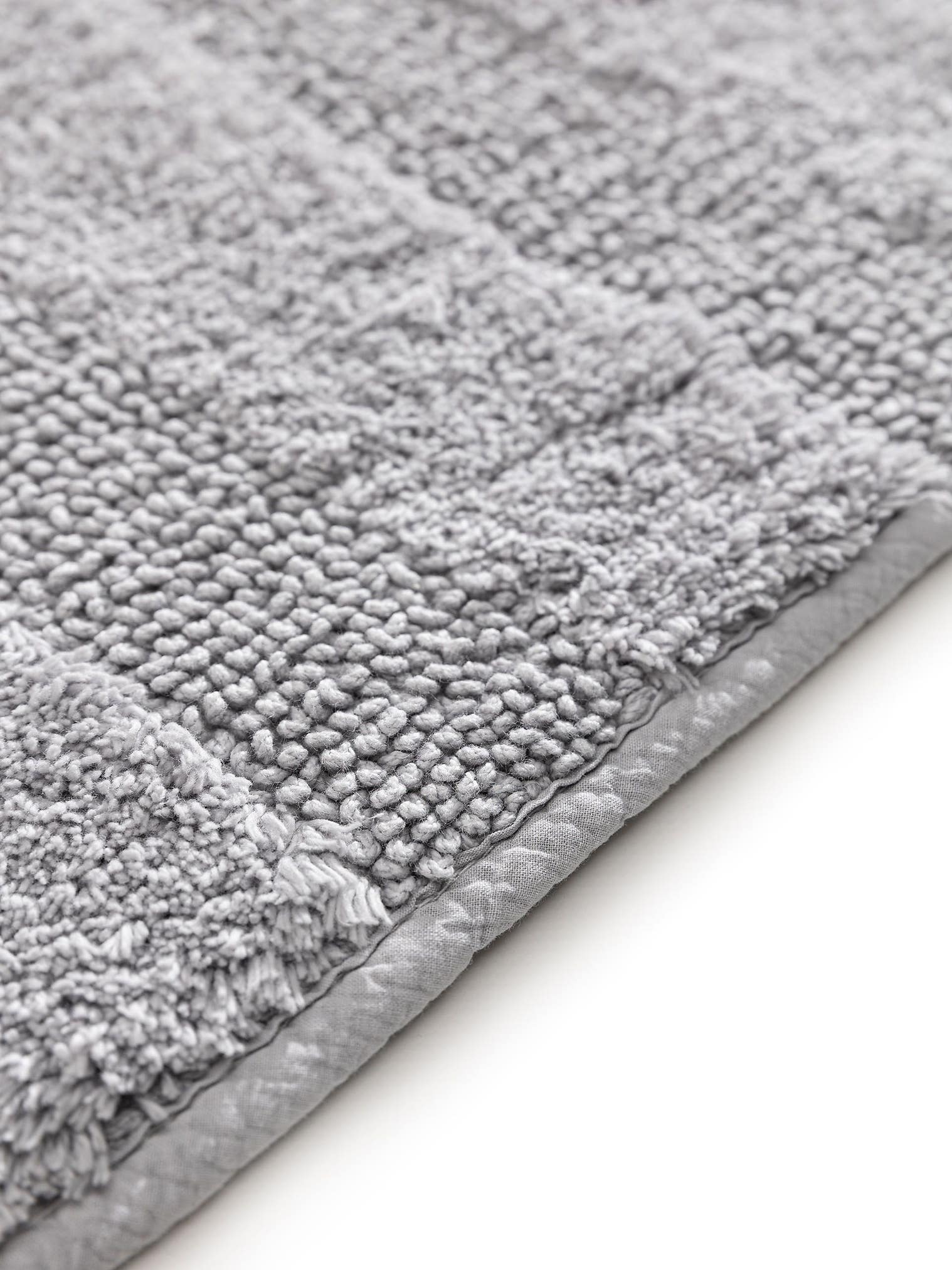 Tappeto di 100% Cotone in Grigio con pelo alto 1- 5 mm da benuta Nest