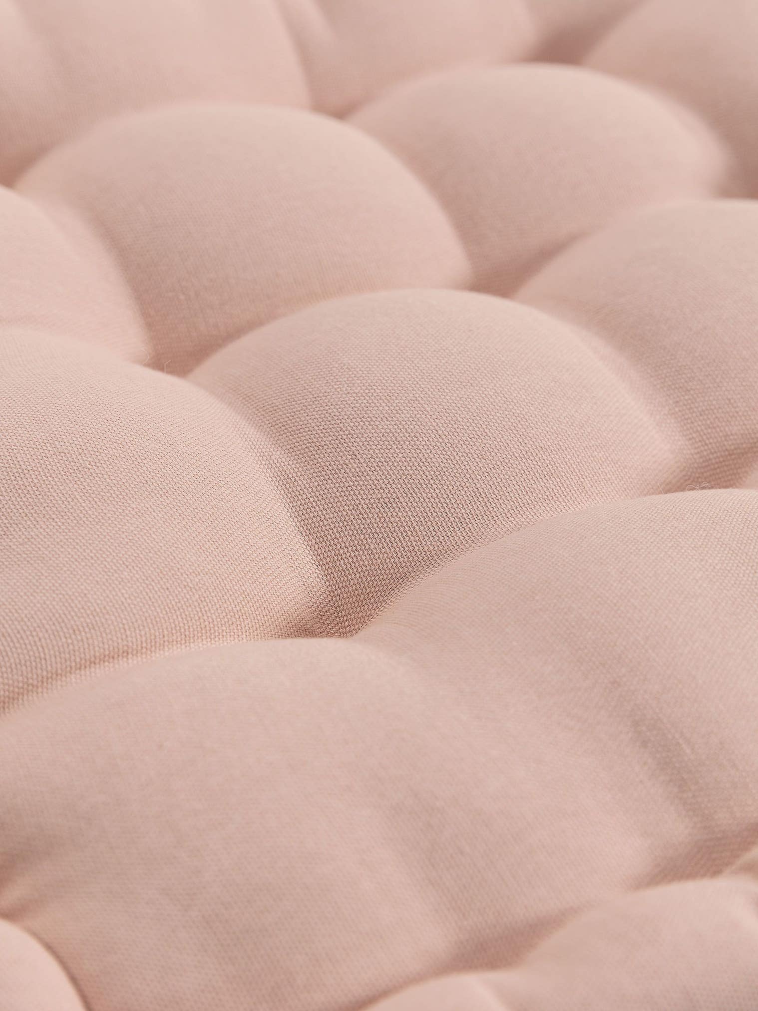 Coussin de sol Bene Rose en motif Uni en 100% Coton de Lytte