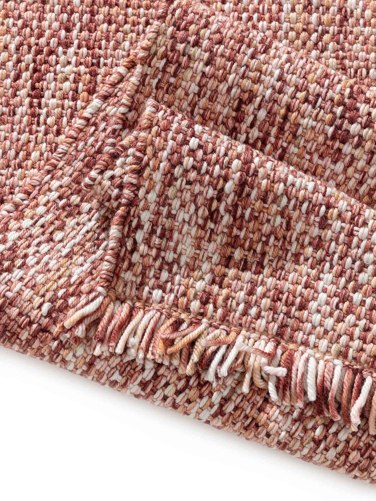 Alfombra de 100% Polyester (PET reciclado) en Rojo con un pelo de {{Placeholder_Pile Height}} de altura de benuta Pop