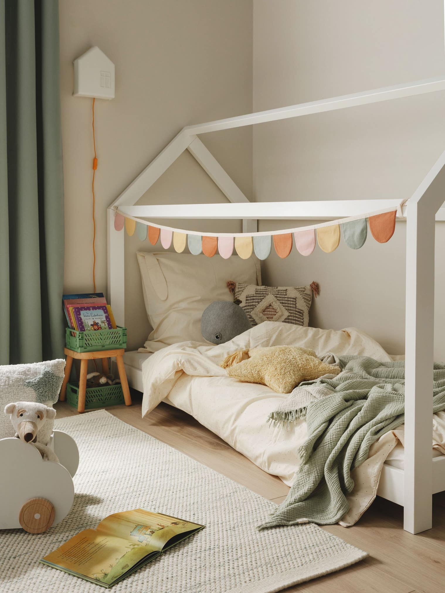Wanddeko Hana Multicolor im Design Botanicals&Florals aus 100% Baumwolle von Lytte
