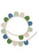 Wanddecoraties Hana Beige/Blauw