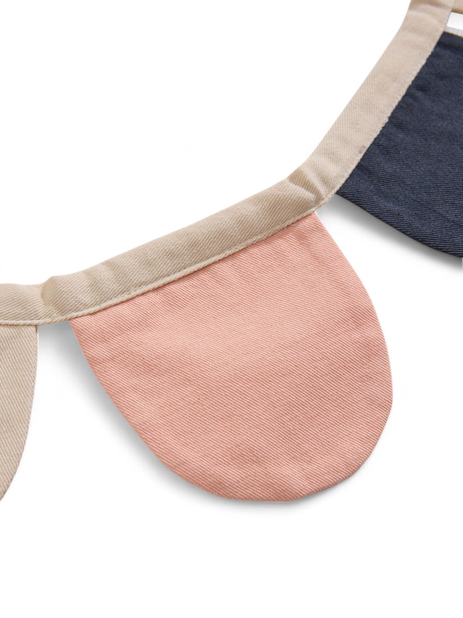 Wanddeko Hana Pink/Schwarz im Design Botanicals&Florals aus 100% Baumwolle von Lytte