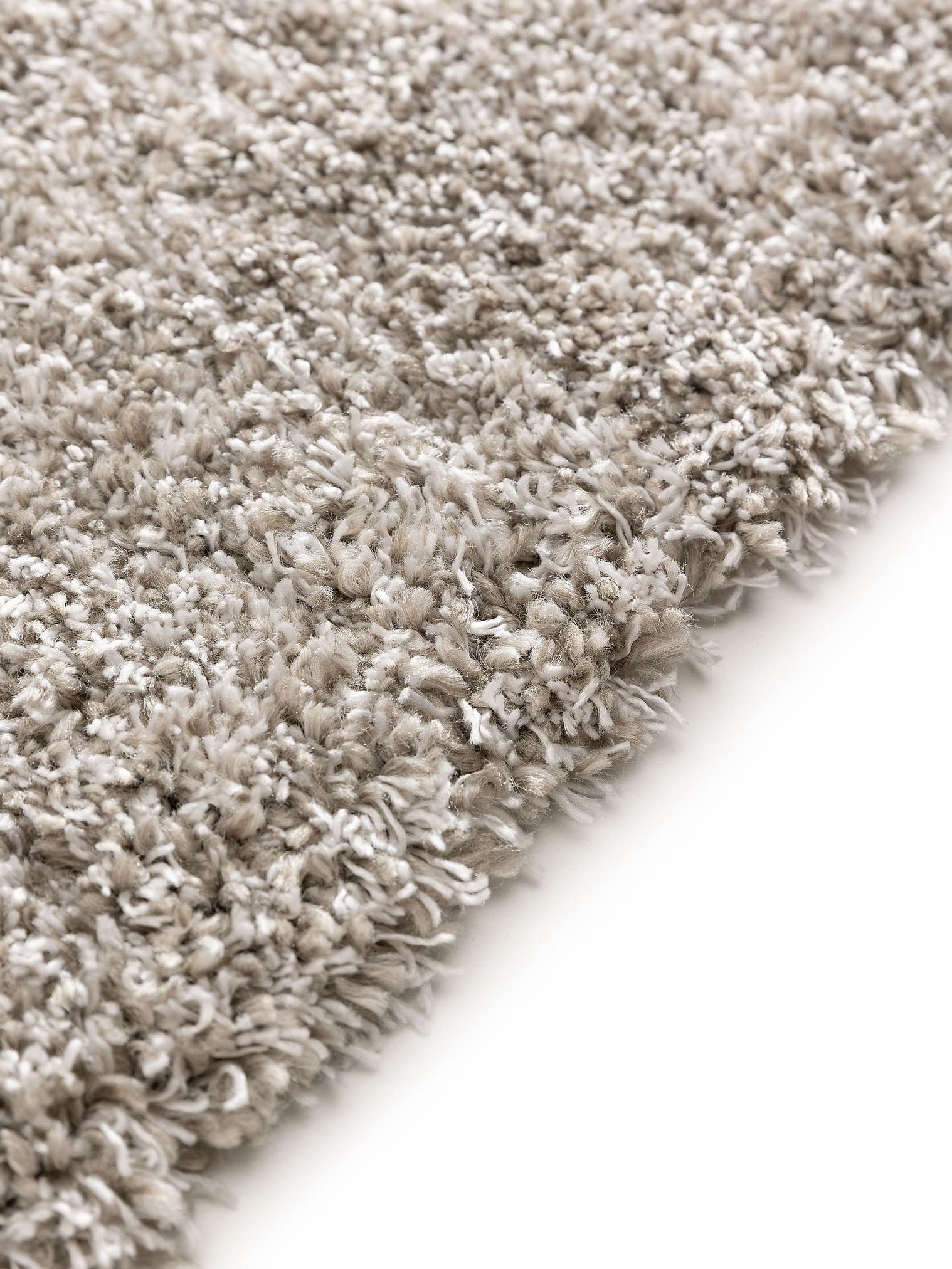 Tapis en 100% Polypropylène en Gris avec une pile de 31 - 40 mm de hauteur de benuta Nest