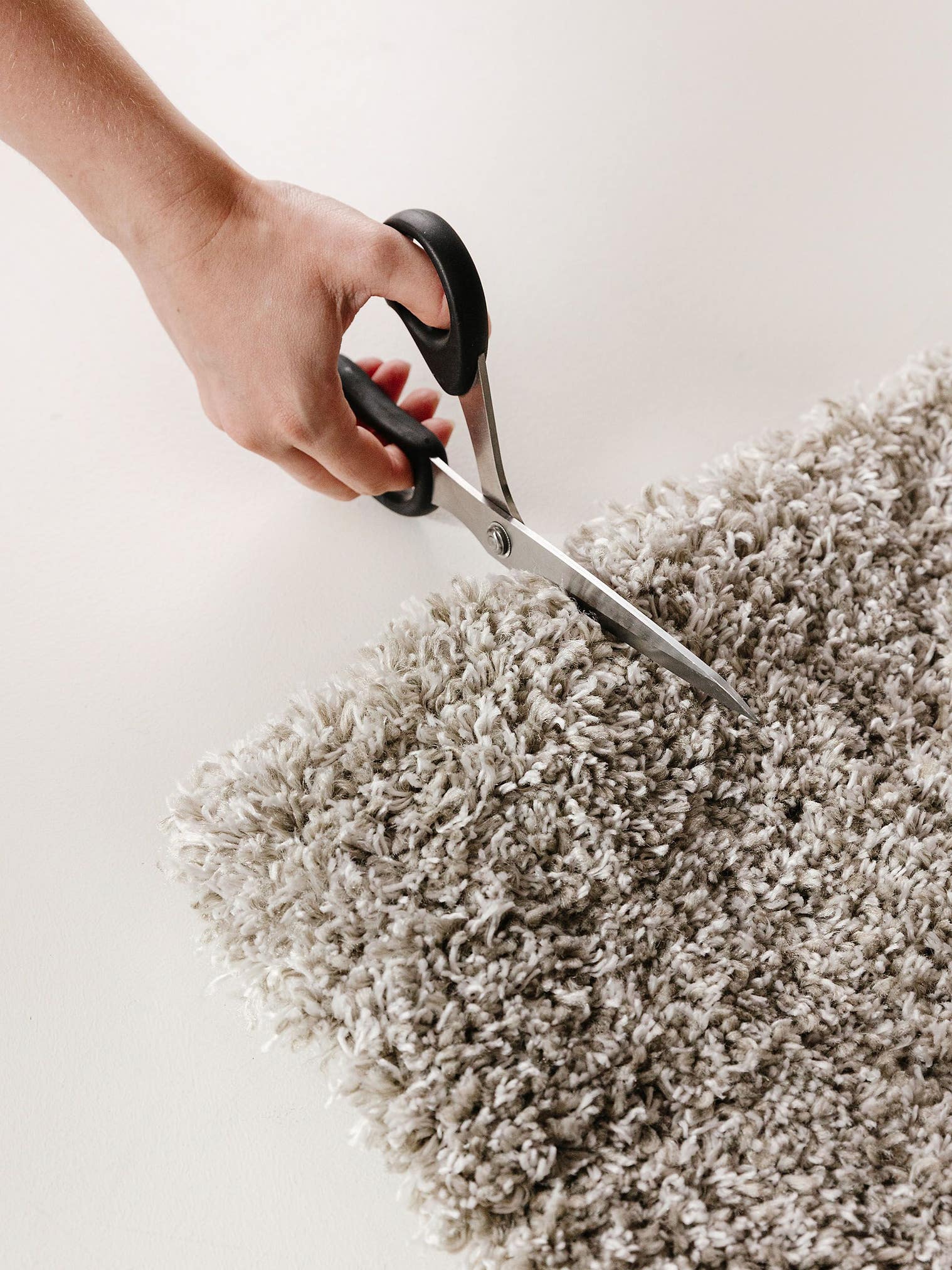 Tapis en 100% Polypropylène en Gris avec une pile de 31 - 40 mm de hauteur de benuta Nest