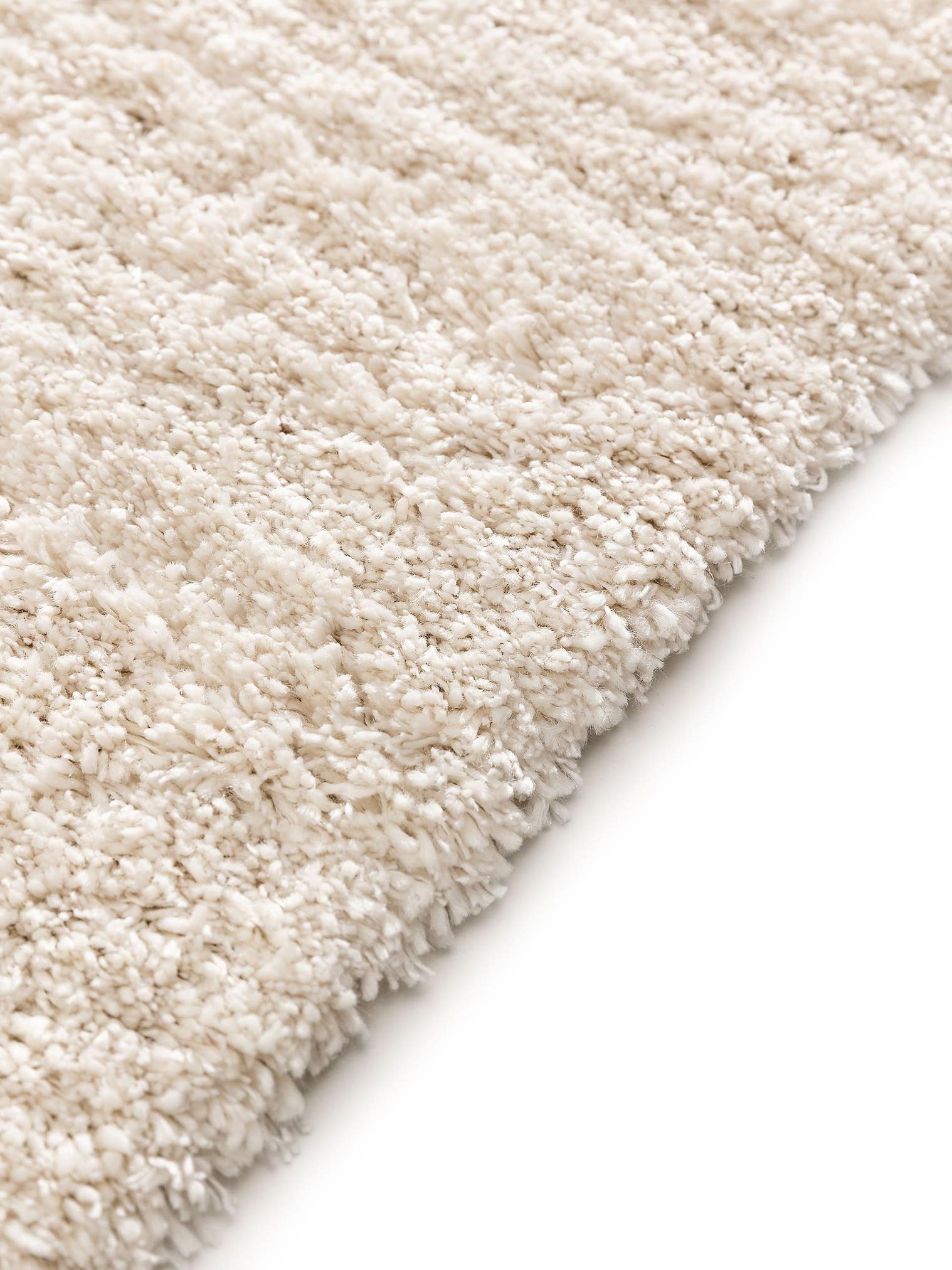 Matta av 100% Polypropylen i Beige med 31 - 40 mm hög lugg från benuta Nest