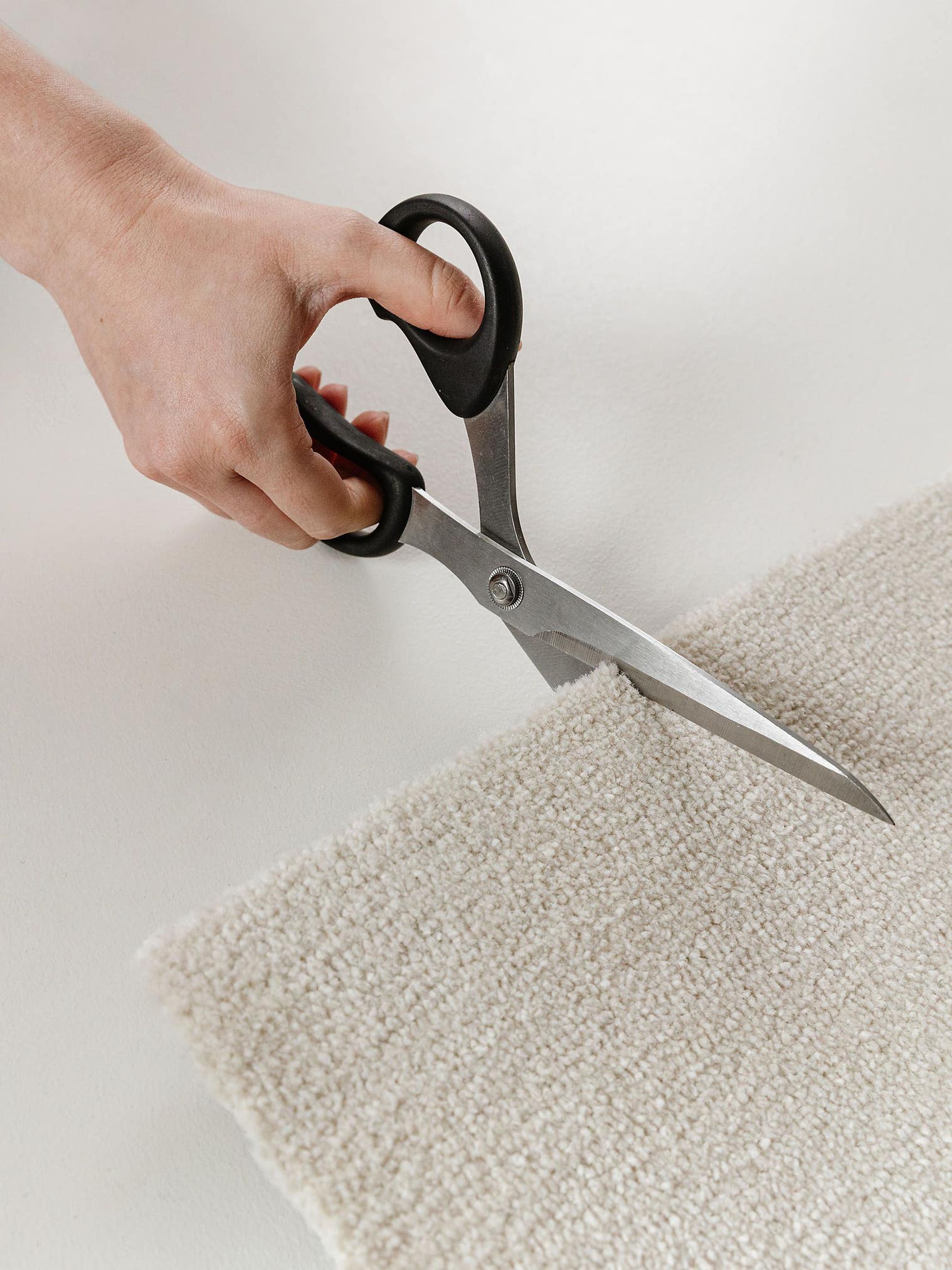 Teppich aus 100% Polypropylen in Beige mit 6 bis 10 mm hohem Flor von benuta Nest